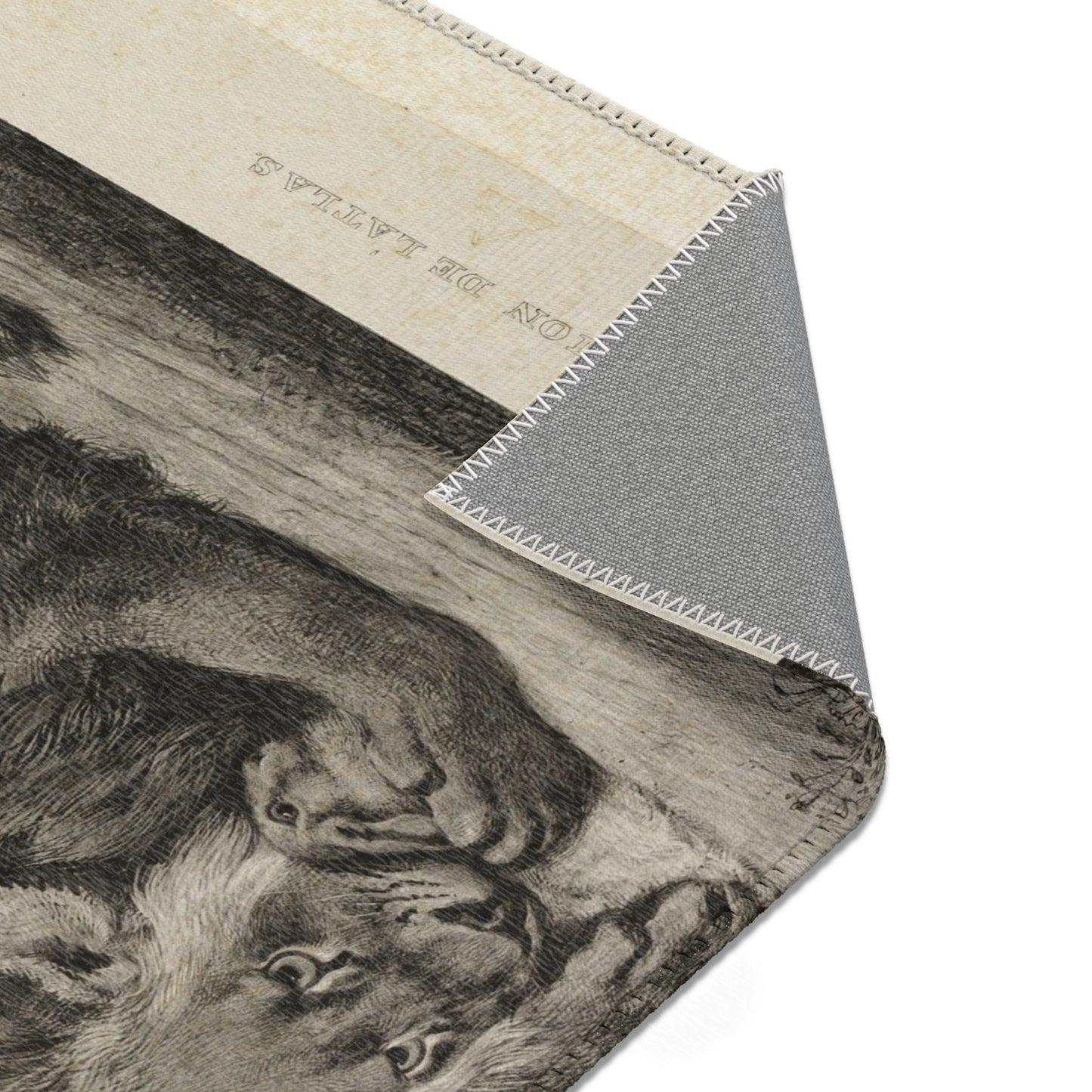 Eugène Delacroix - Lion of the Atlas Mountains | Area Rug