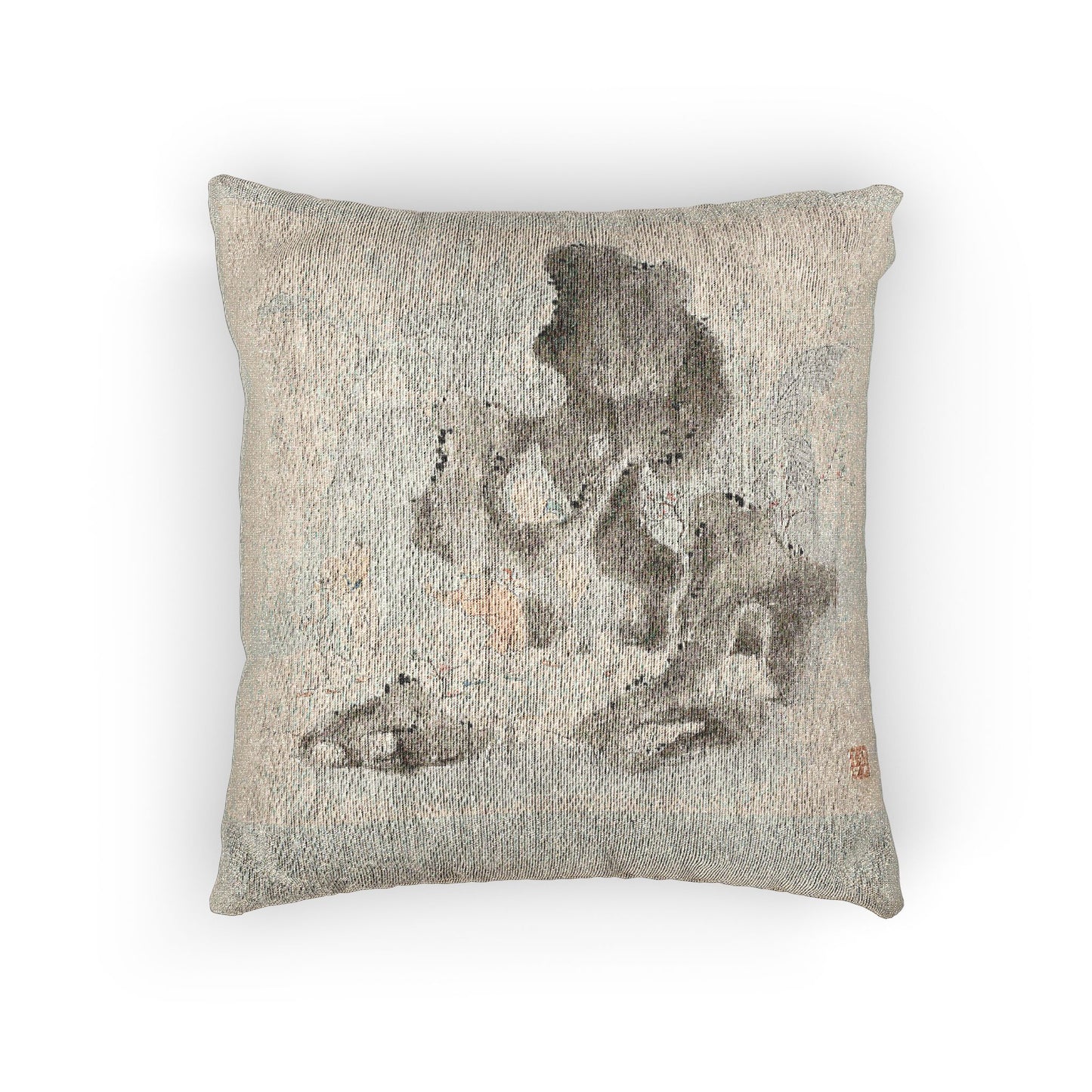 116_children-playing-blindman-s-buff-in-a-garden | Woven Pillow