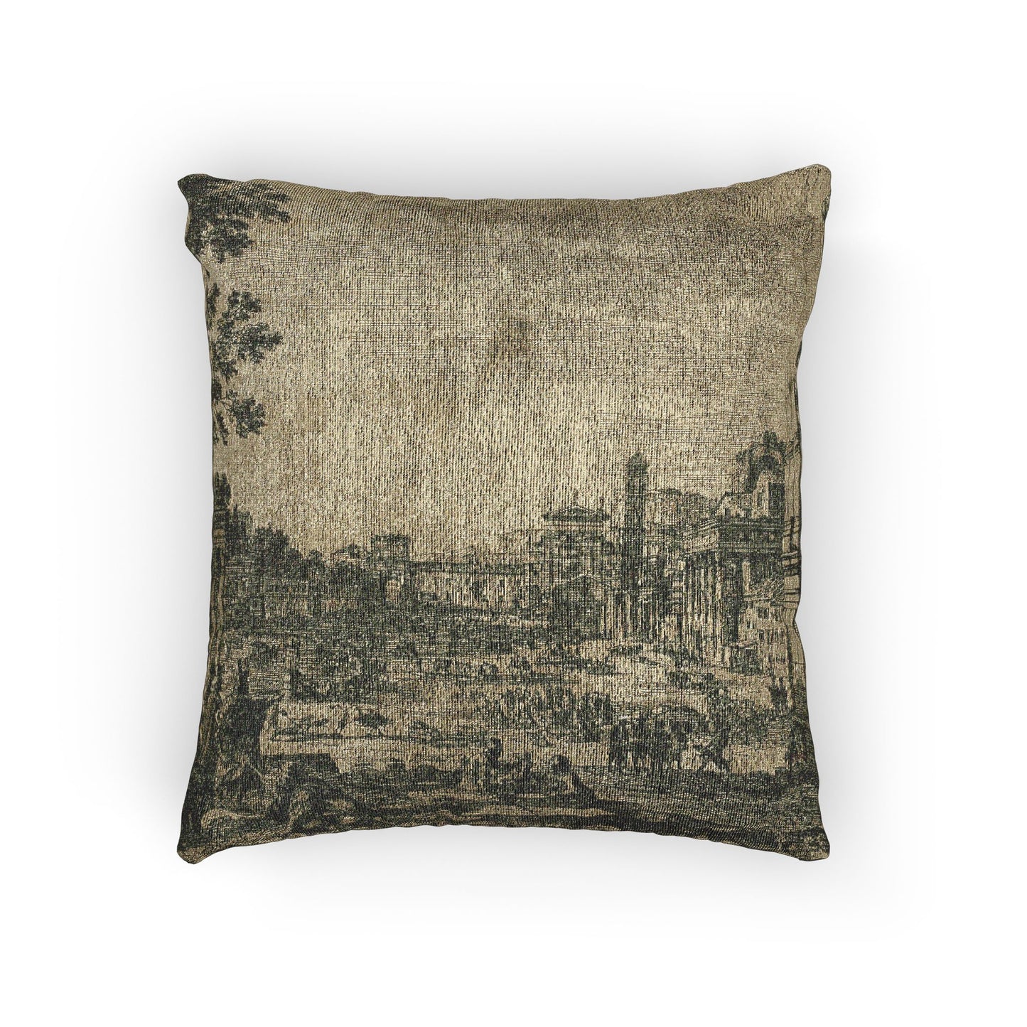 Claude Lorrain - The Roman Forum | Woven Pillow