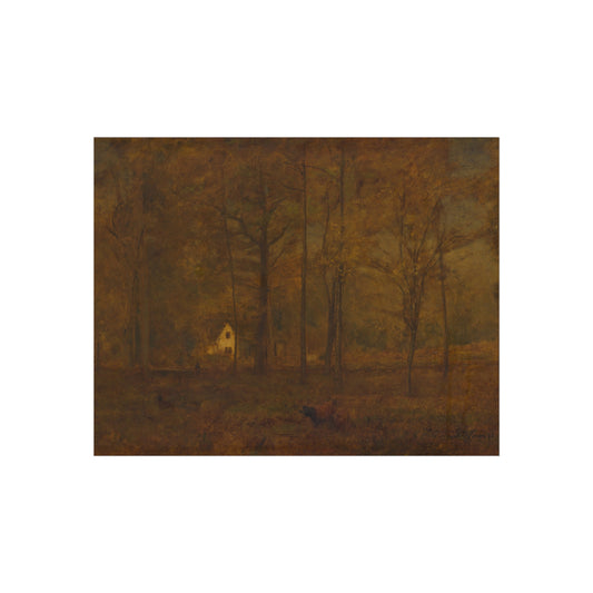 Autumn Woods — George Inness Fine Art Poster