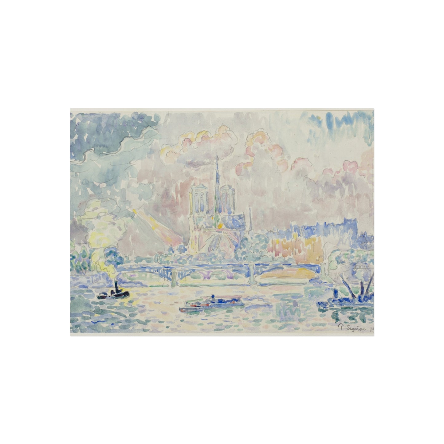 Paul Signac - Notre Dame | Fine Art Poster