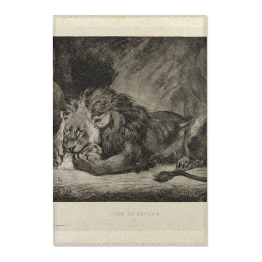 Lion of the Atlas Mountains — Delacroix Area Rug