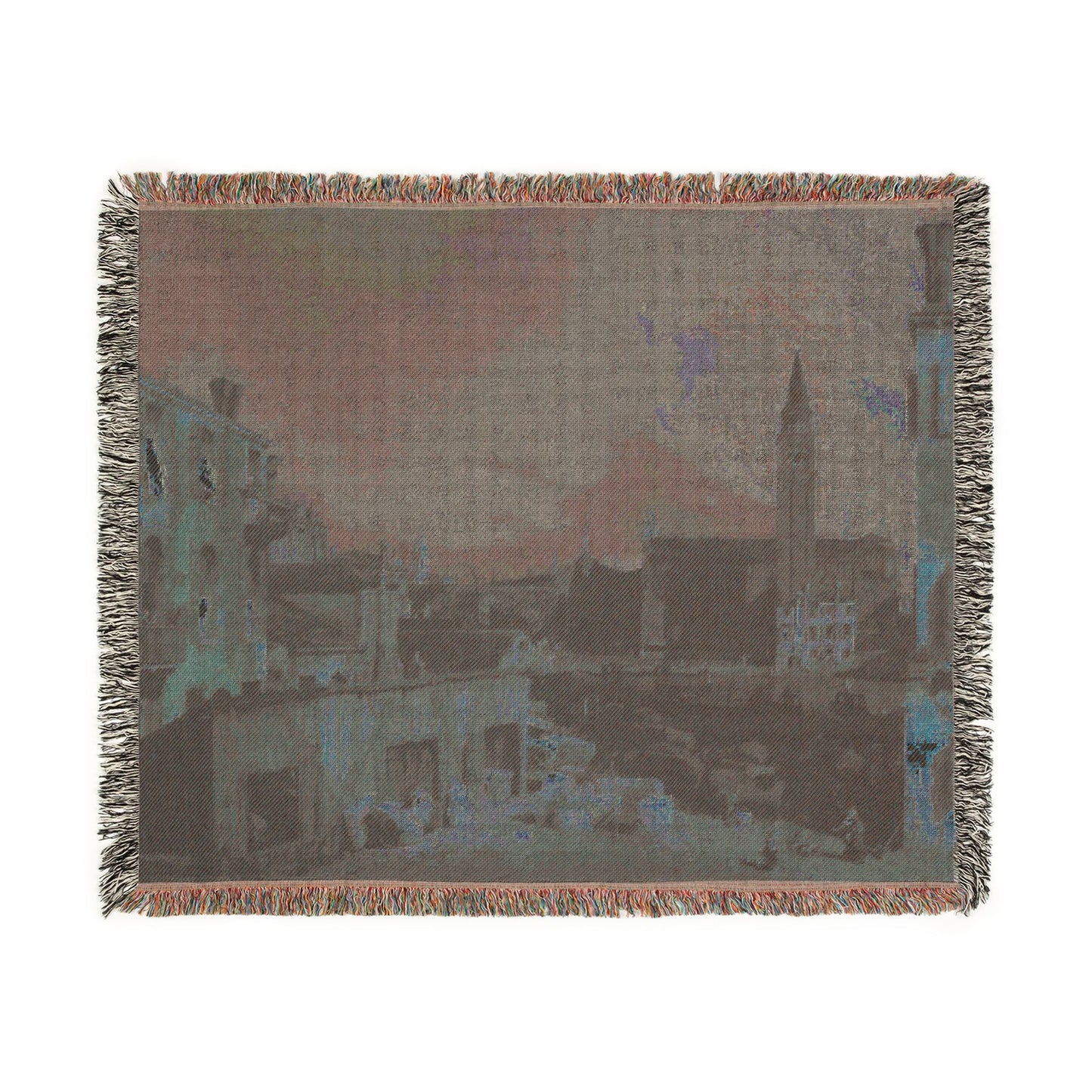 Canaletto - The Stonemason's Yard | Woven Tapestry Blanket