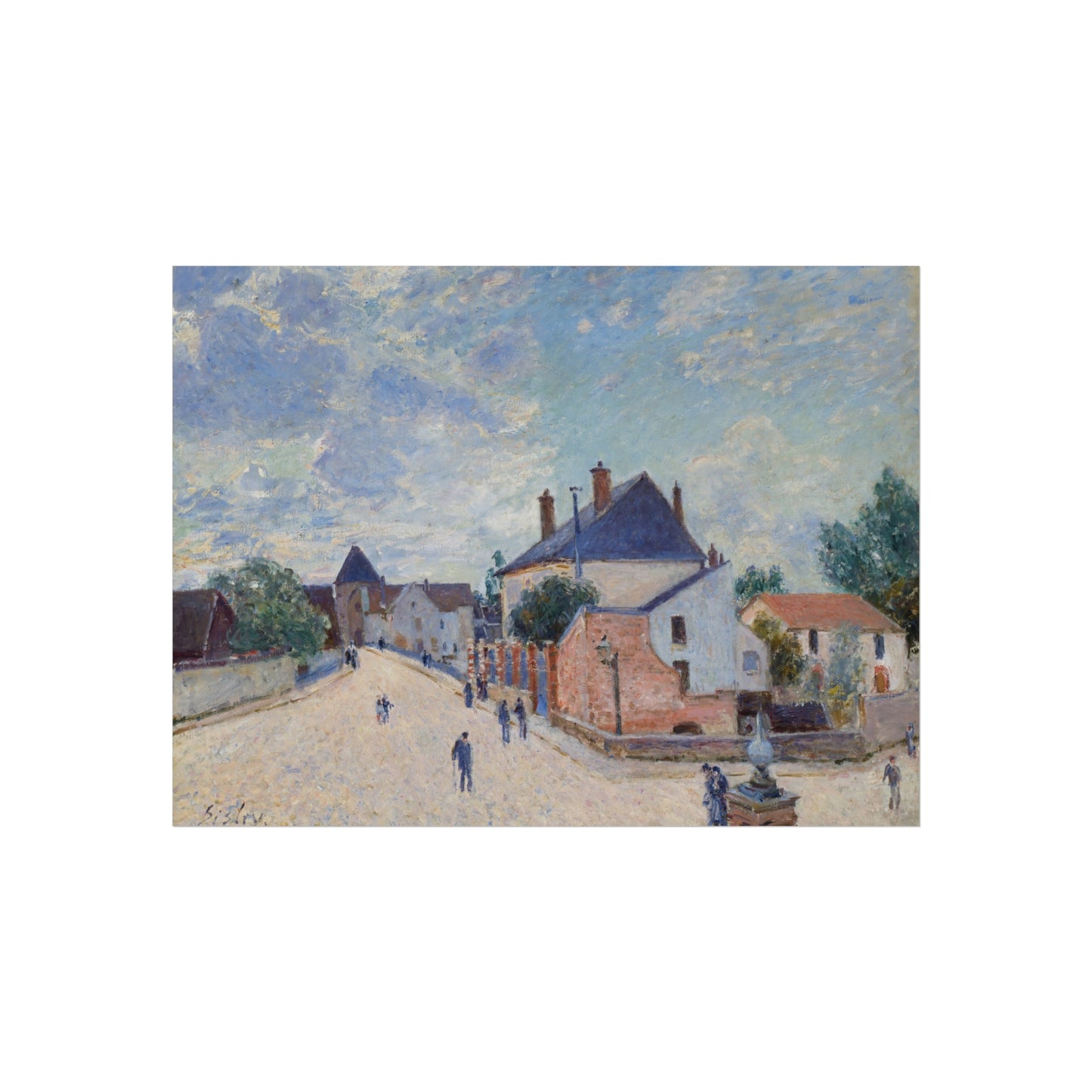 Alfred Sisley - Street in Moret | Fine Art Poster