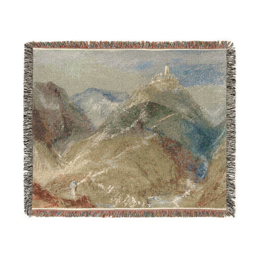Castle on Height near Geneva — Turner Tapestry Blanket