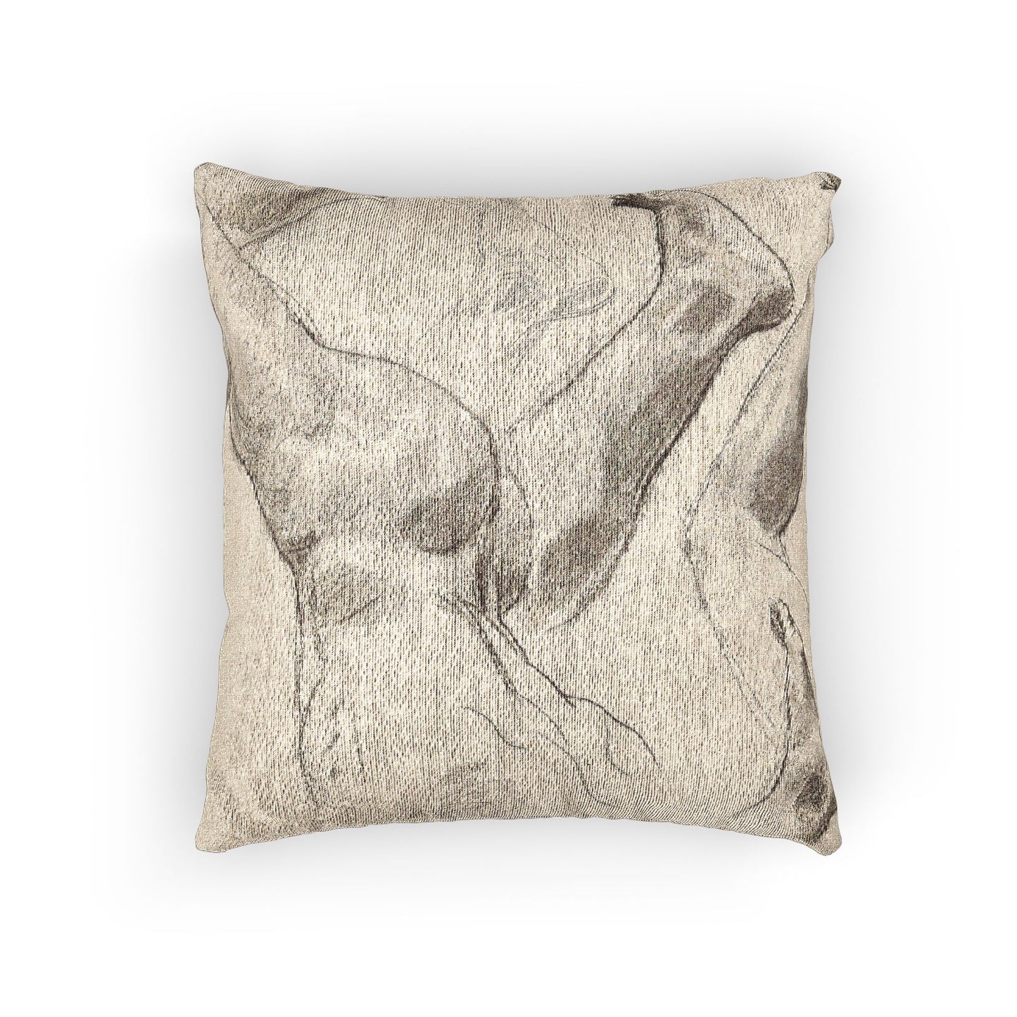 John Singer Sargent - Sketches of Legs and Feet | Woven Pillow