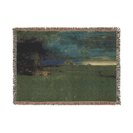 The Lonely Farm, Nantucket — Inness Tapestry Blanket