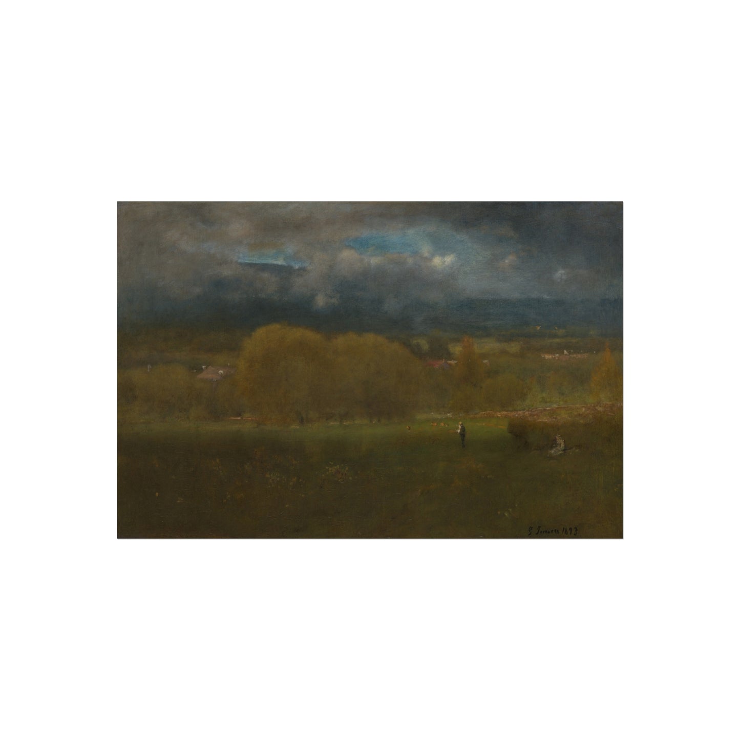 George Inness - Sunlit Valley | Fine Art Poster