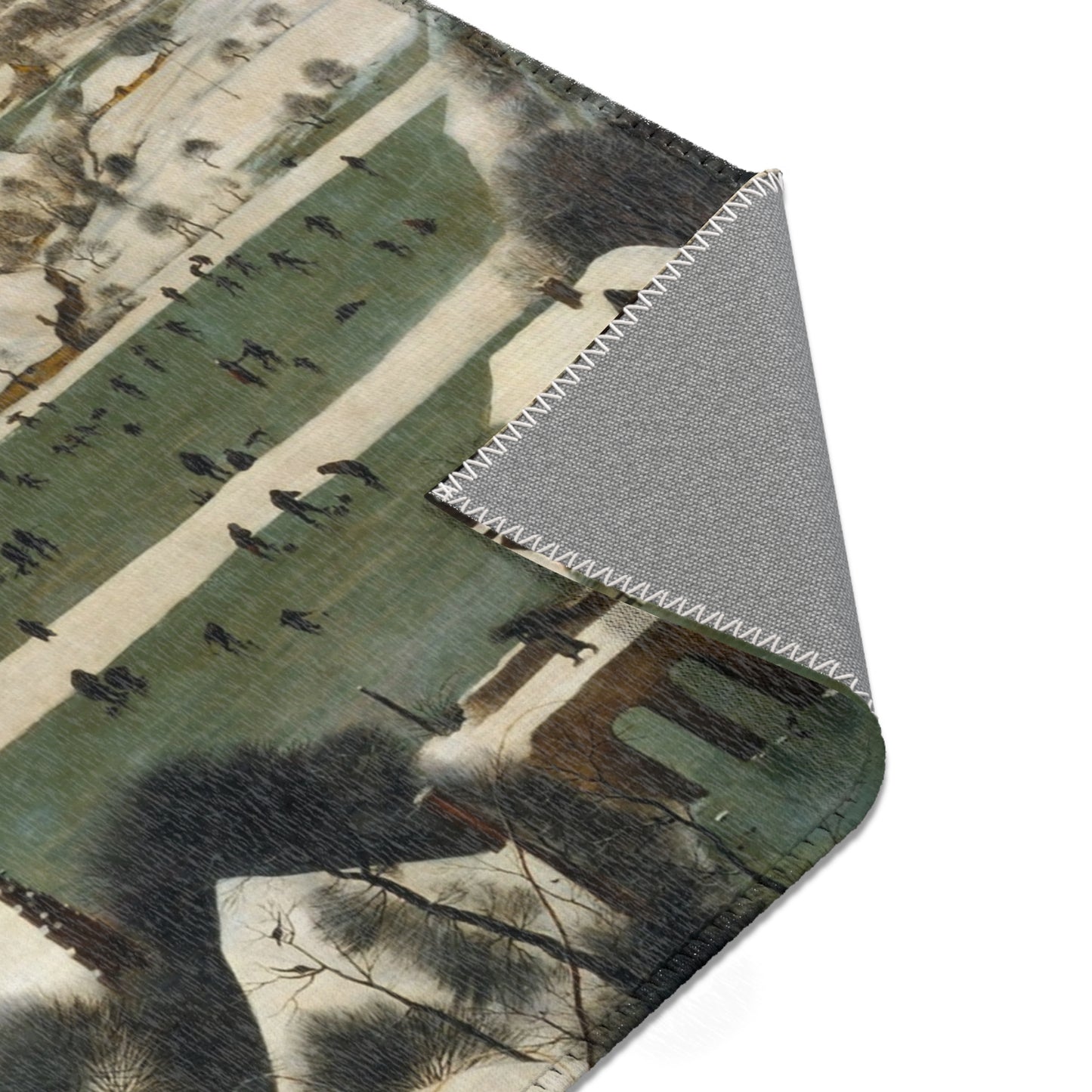 Pieter Bruegel the Elder - Hunters in the Snow (Winter) - Google Art Project | Area Rug