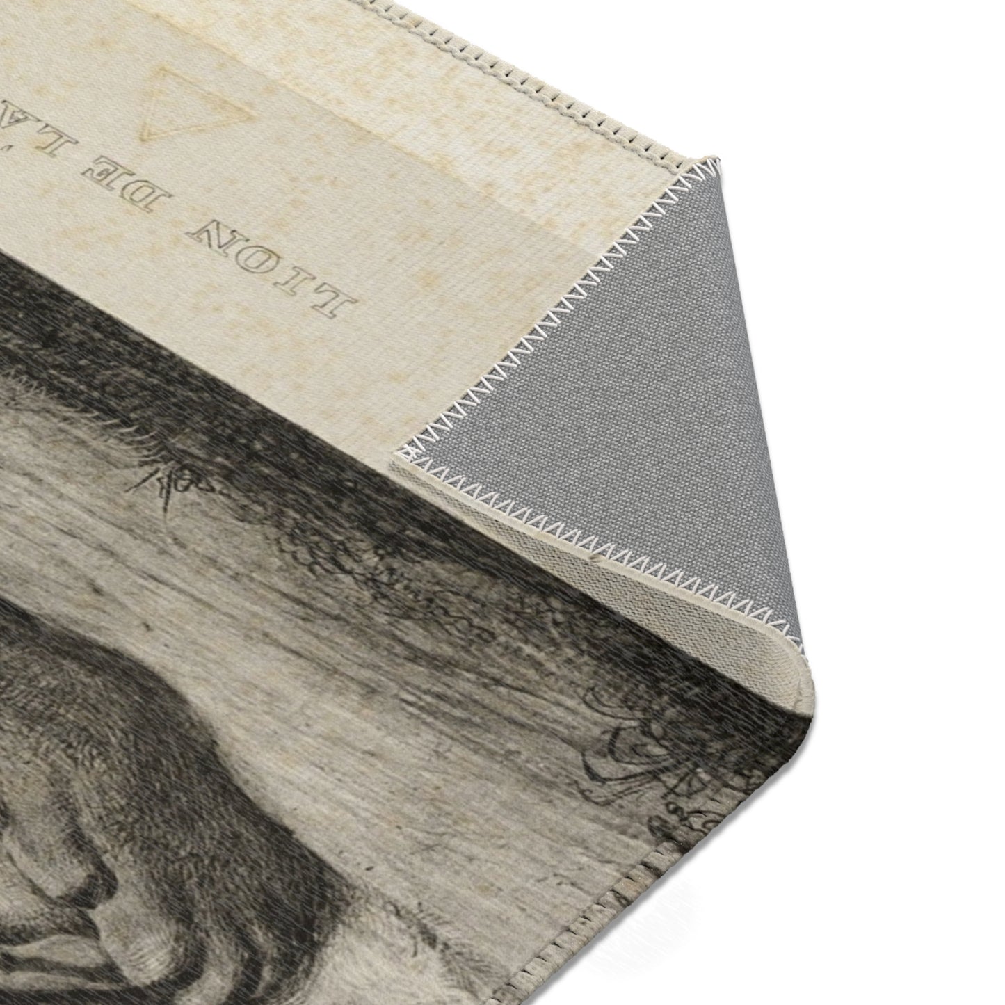 Eugène Delacroix - Lion of the Atlas Mountains | Area Rug