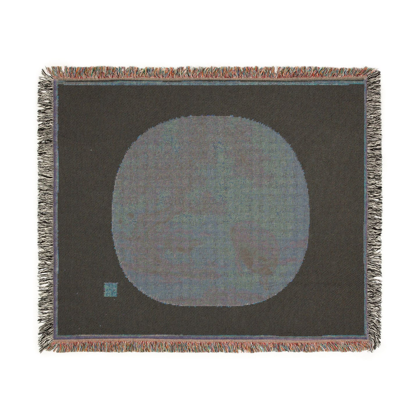 101_man-buffalo-and-calf | Woven Tapestry Blanket