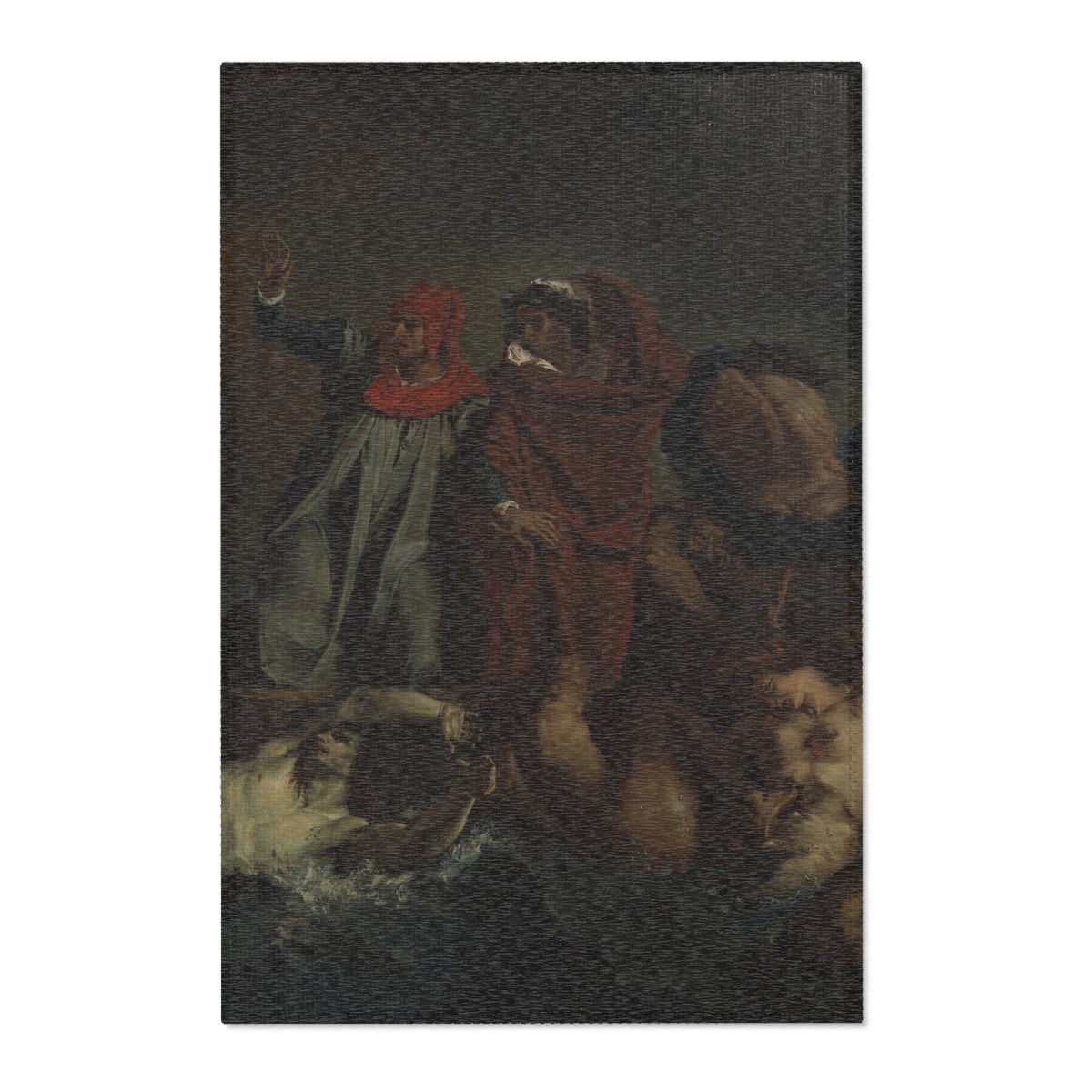 Dante's Bark (after Delacroix) Area Rug