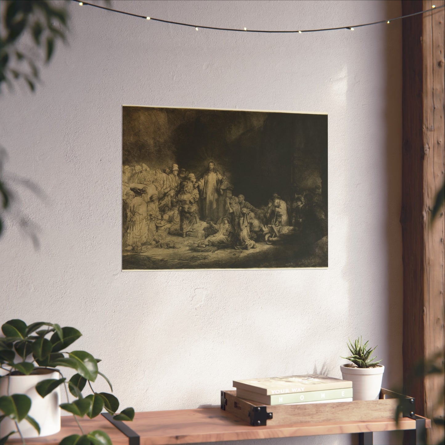 Rembrandt van Rijn - The Hundred Guilder Print | Fine Art Poster