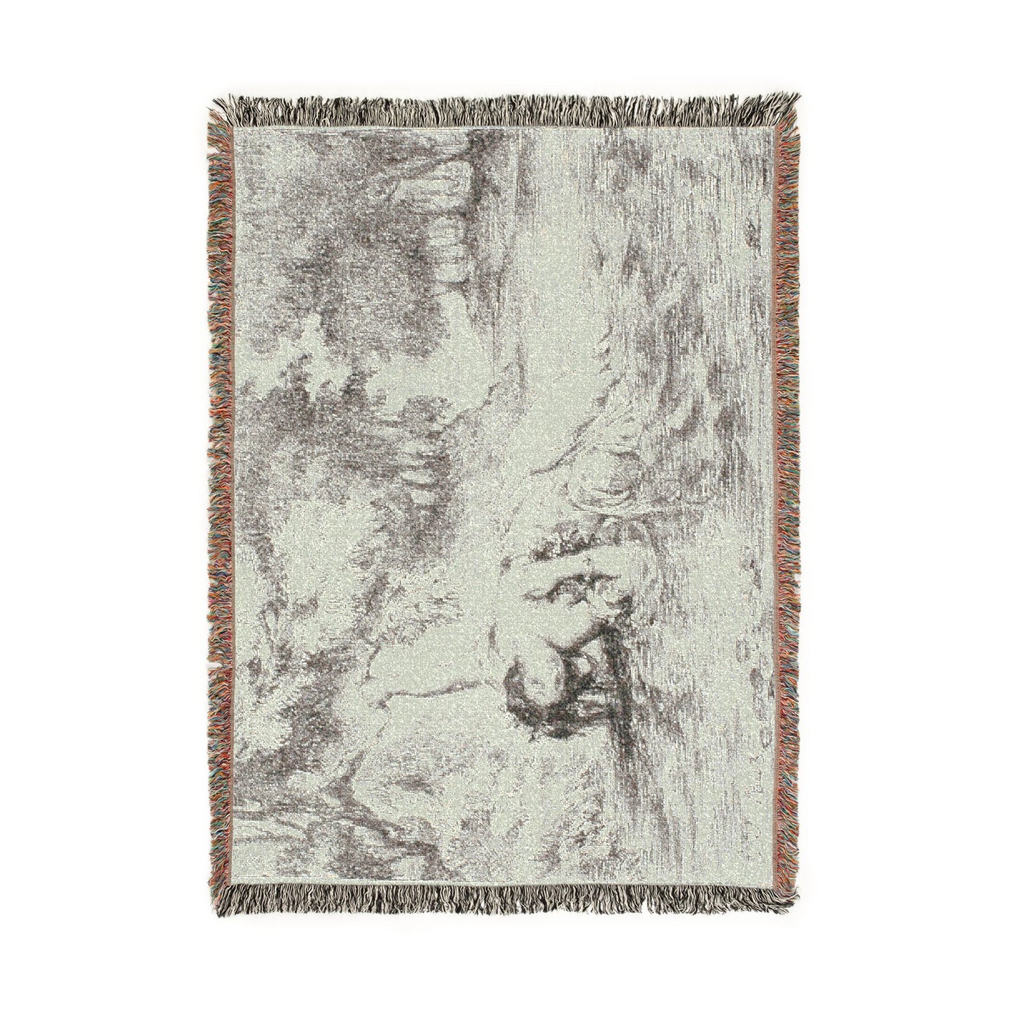 Eugène Delacroix - Ophelia's Death | Woven Tapestry Blanket