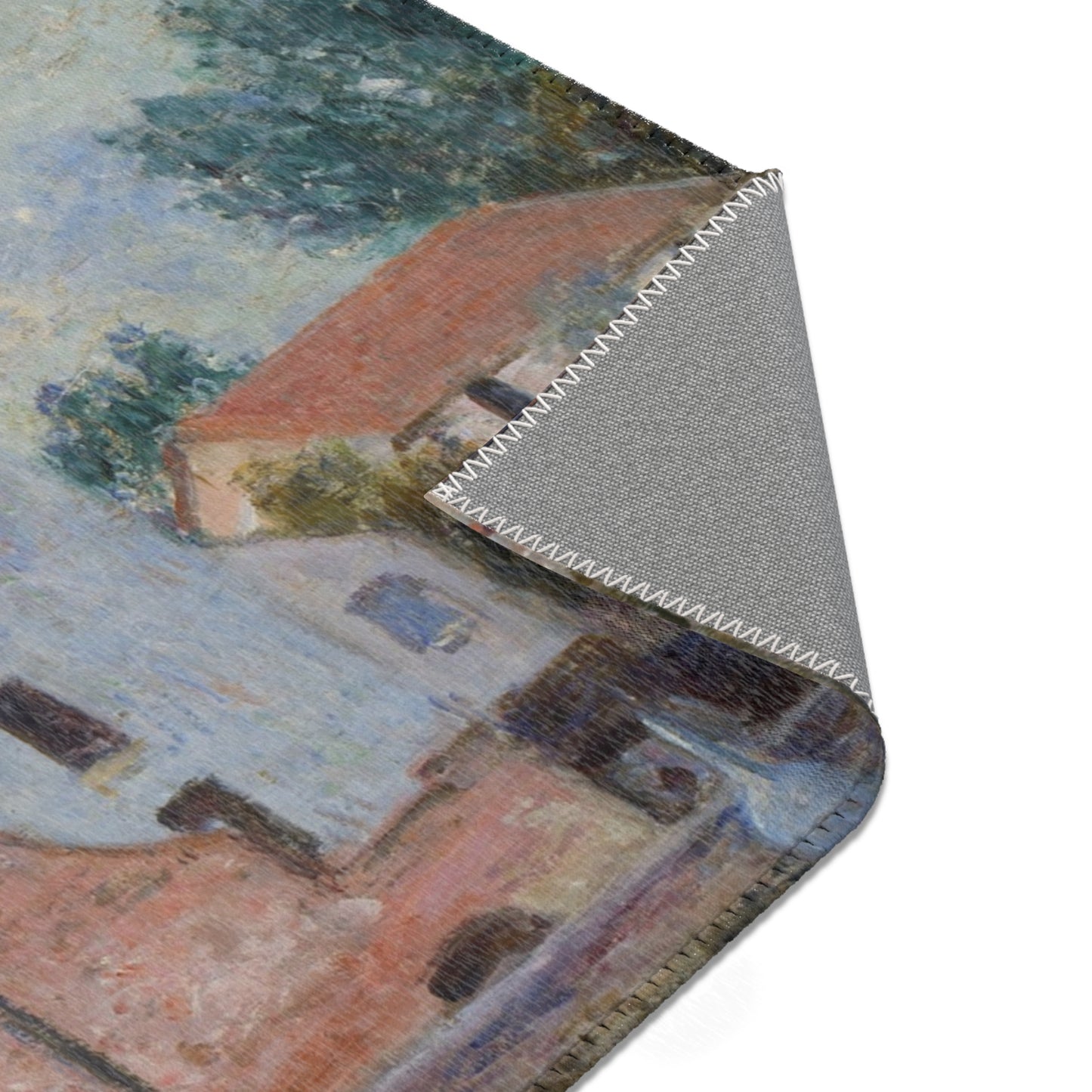 Alfred Sisley - Street in Moret | Area Rug