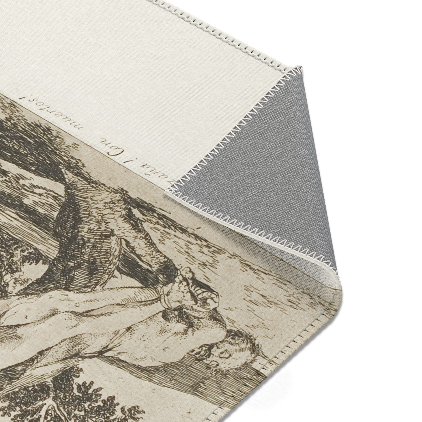 Francisco José de Goya y Lucientes - A Heroic Feat! With Dead Men!, plate 39 from The Disasters of War | Area Rug