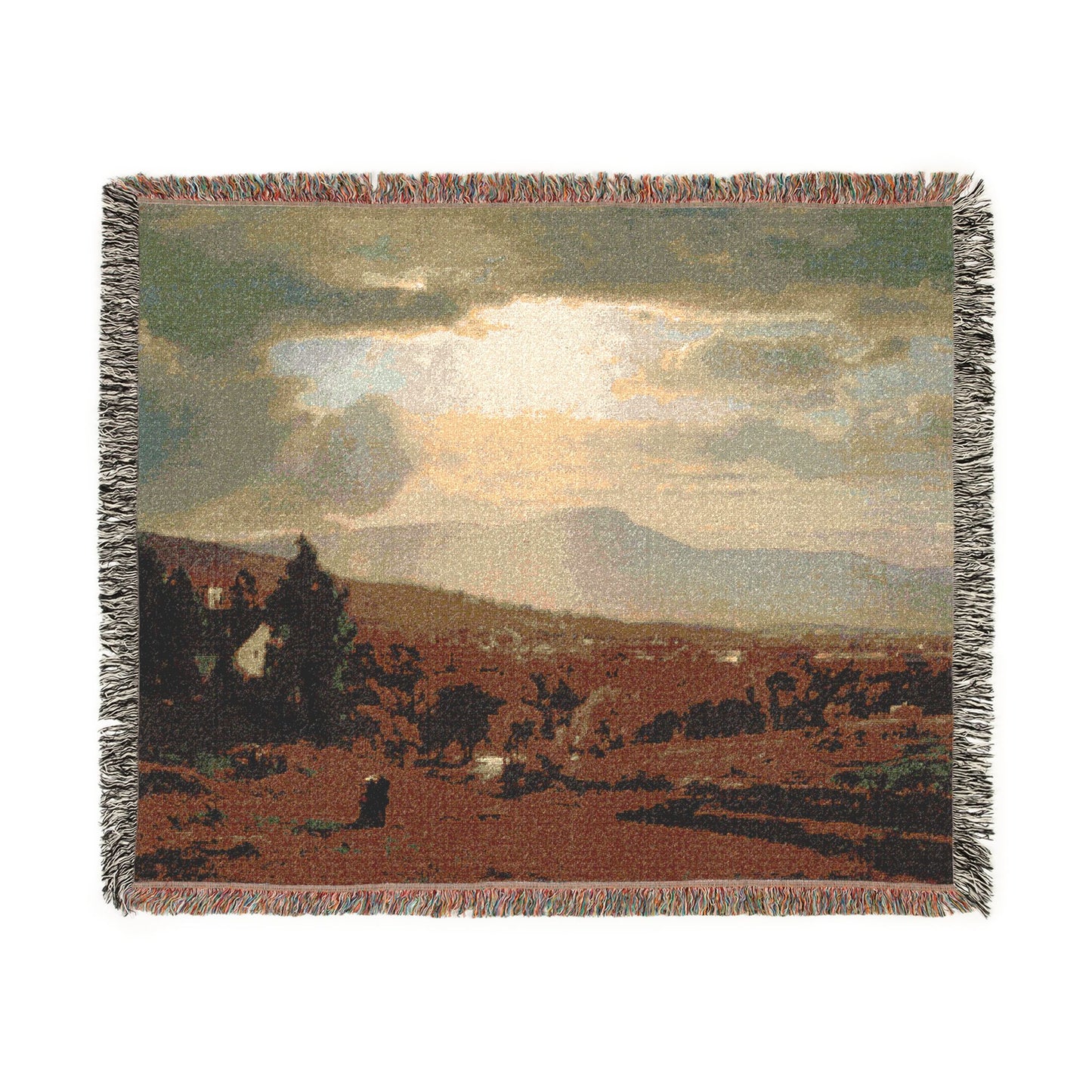 George Inness - Catskill Mountains | Woven Tapestry Blanket