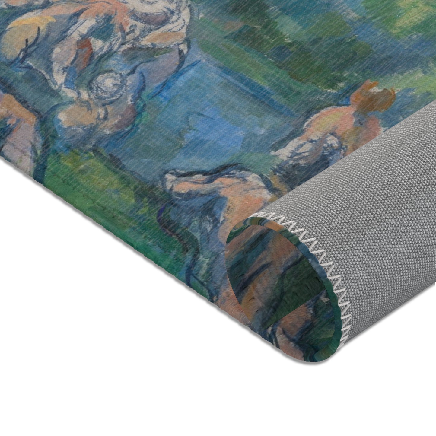 Paul Cezanne - The Bathers | Area Rug