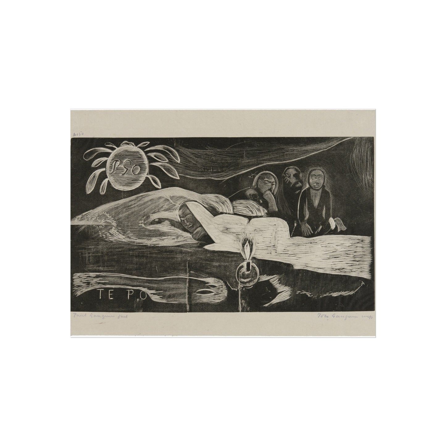 Paul Gauguin - Te po (The Night), from the Noa Noa Suite | Fine Art Poster