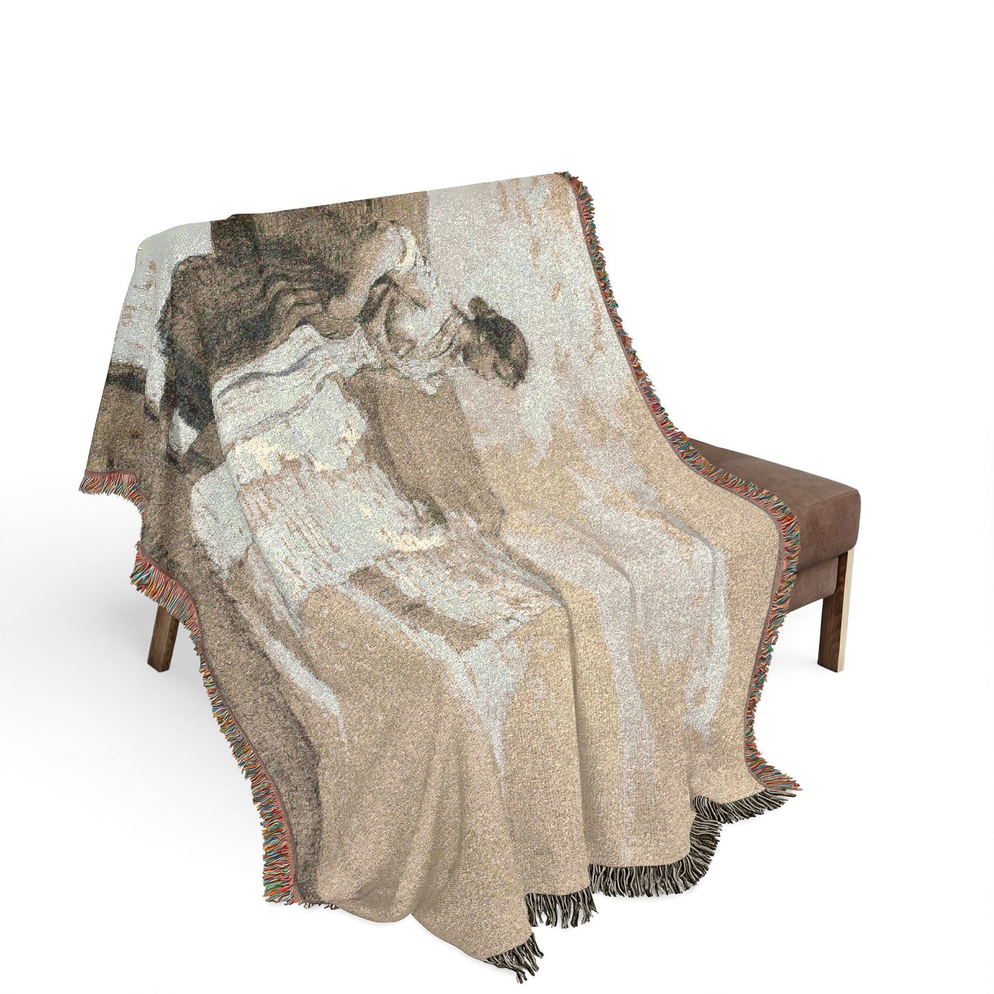 Winslow Homer - Flamborough Head, England | Woven Tapestry Blanket