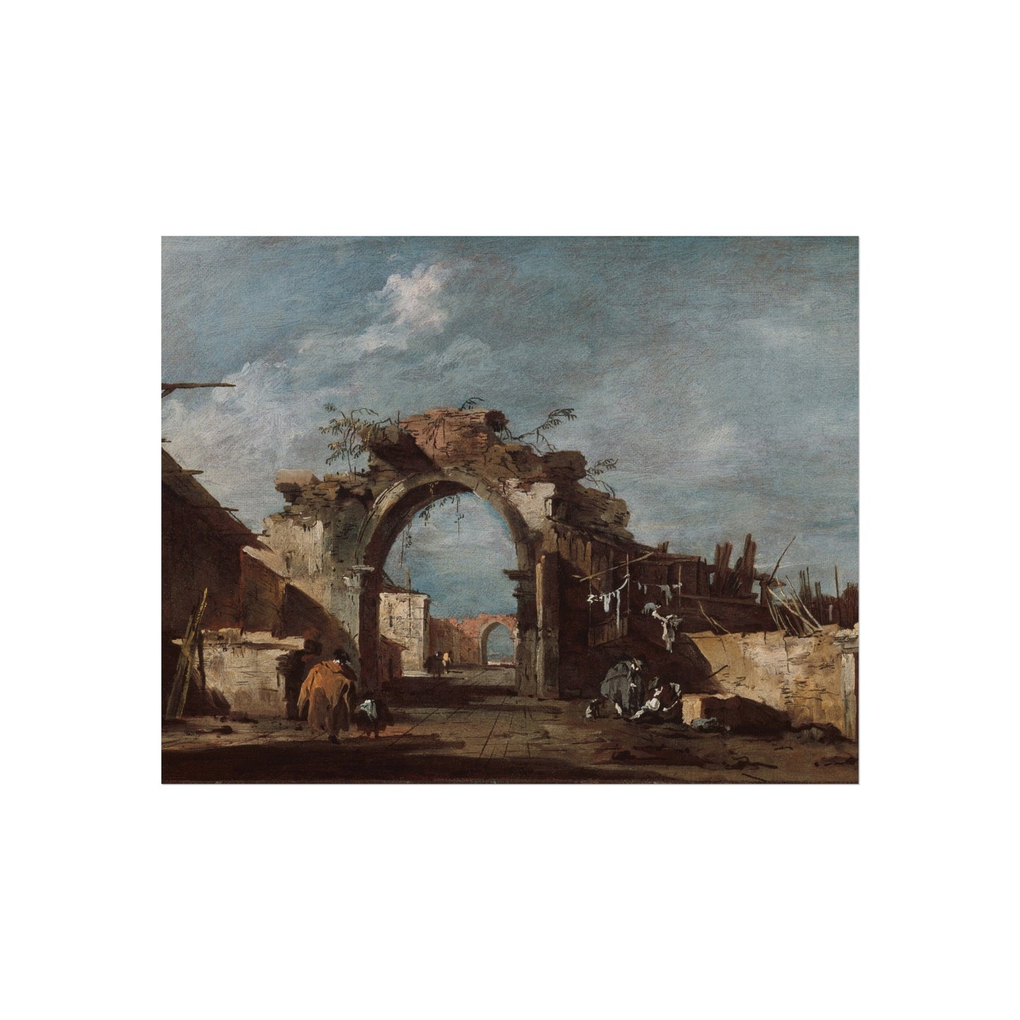 Francesco Guardi - Ruined Archway | Fine Art Poster