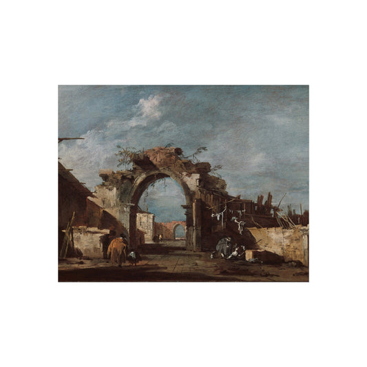 Ruined Archway — Francesco Guardi Fine Art Poster