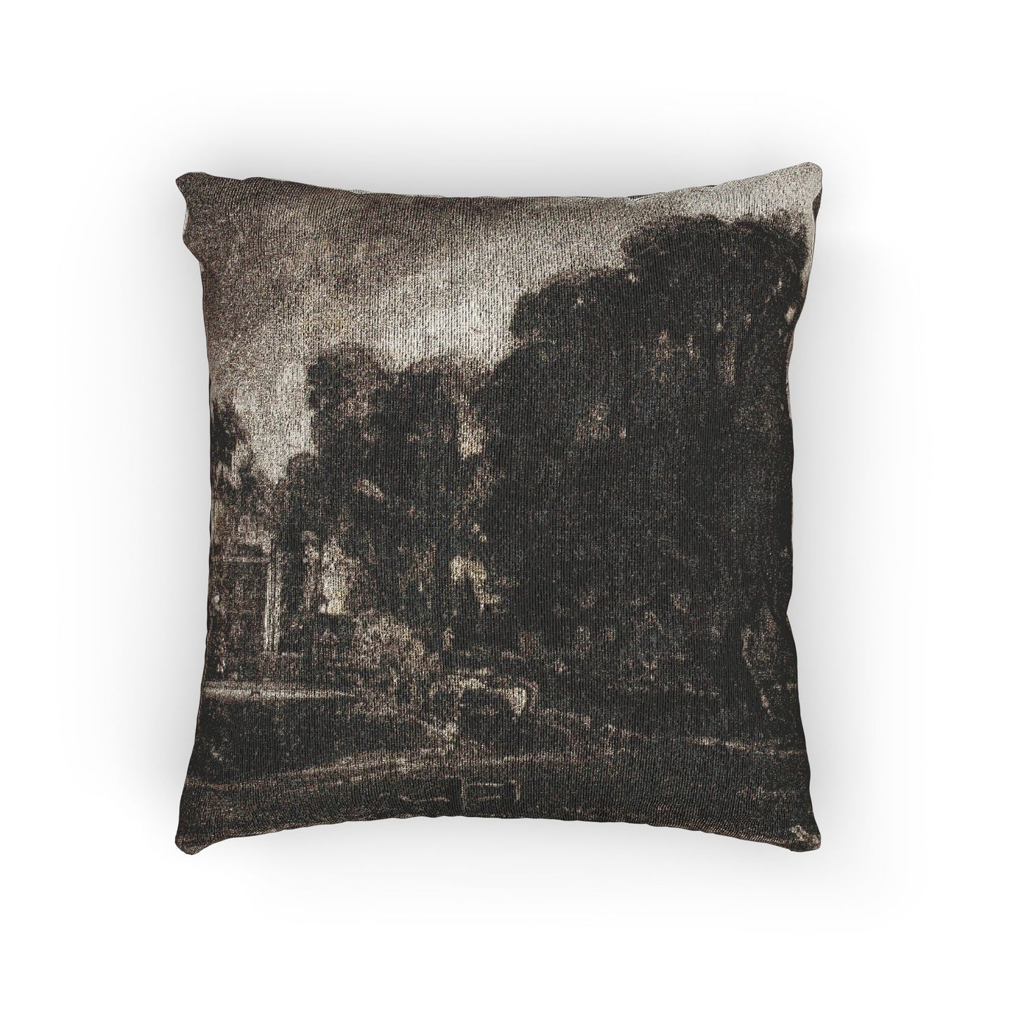 David Lucas - Frontispiece, to Mr. Constable's English Landscape, East Bergholt, Suffolk | Woven Pillow