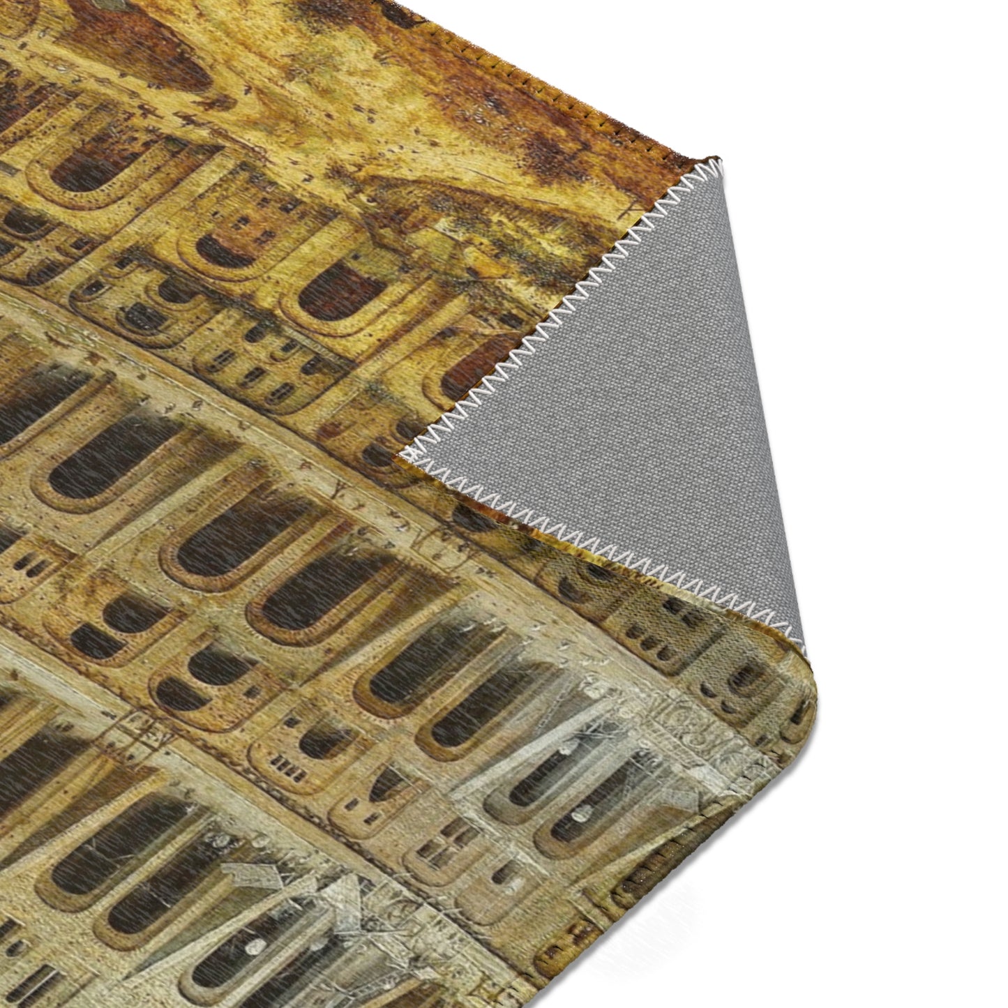 Pieter Bruegel the Elder - The Tower of Babel (Rotterdam) - Google Art Project - edited | Area Rug