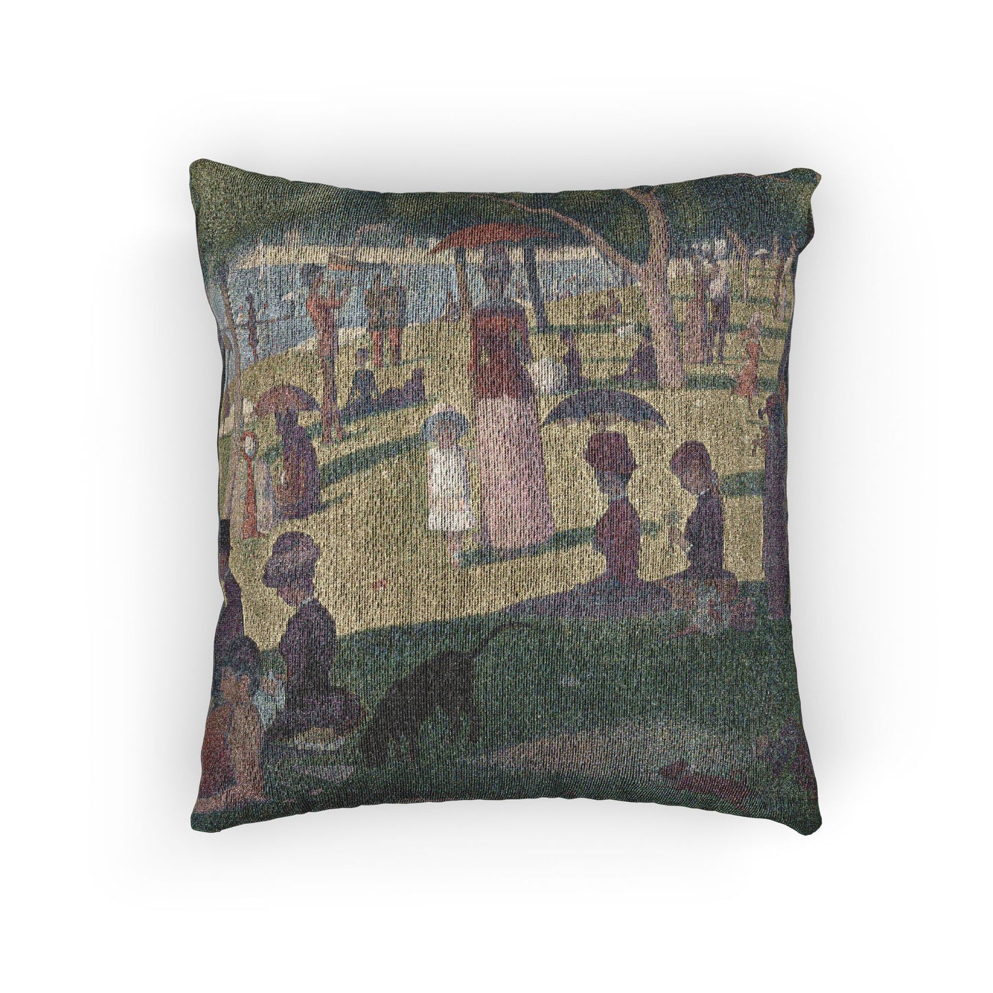 Georges Seurat - A Sunday on La Grande Jatte — 1884 | Woven Pillow