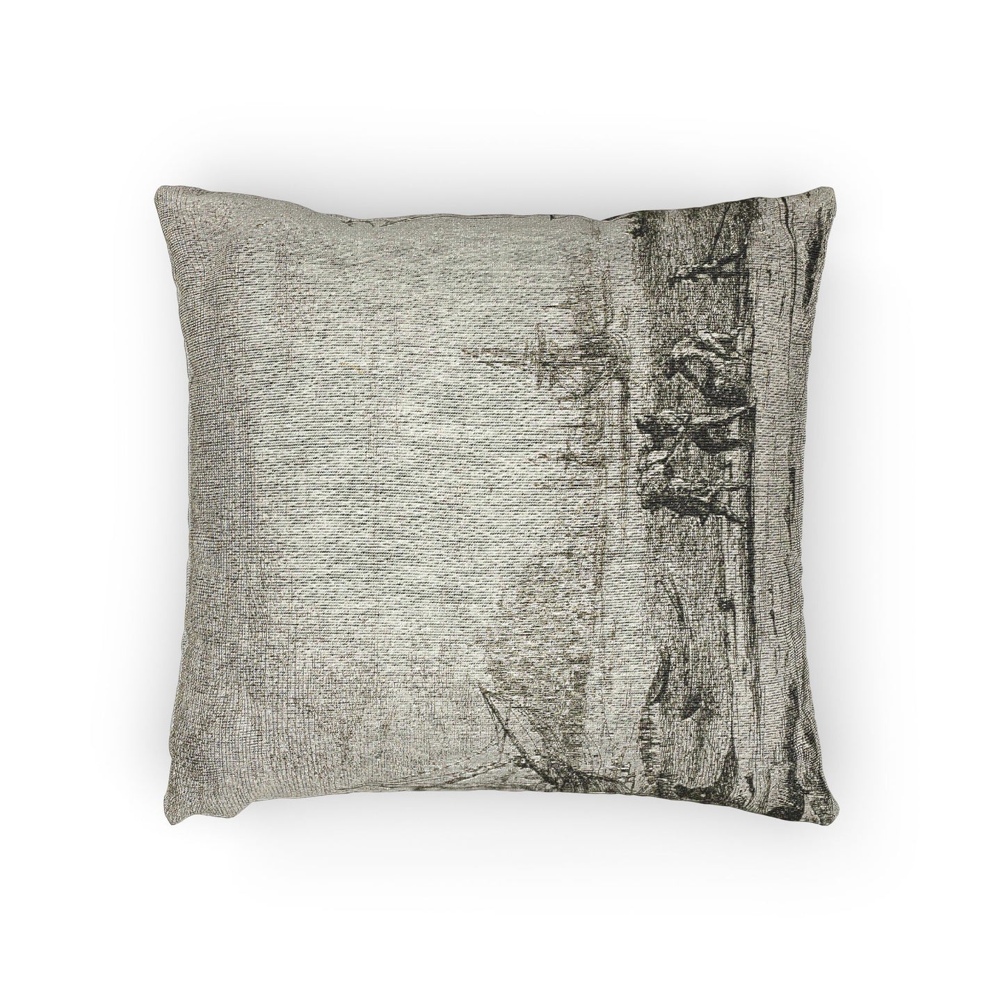 Harbor with a Large Tower — Lorrain Pillow