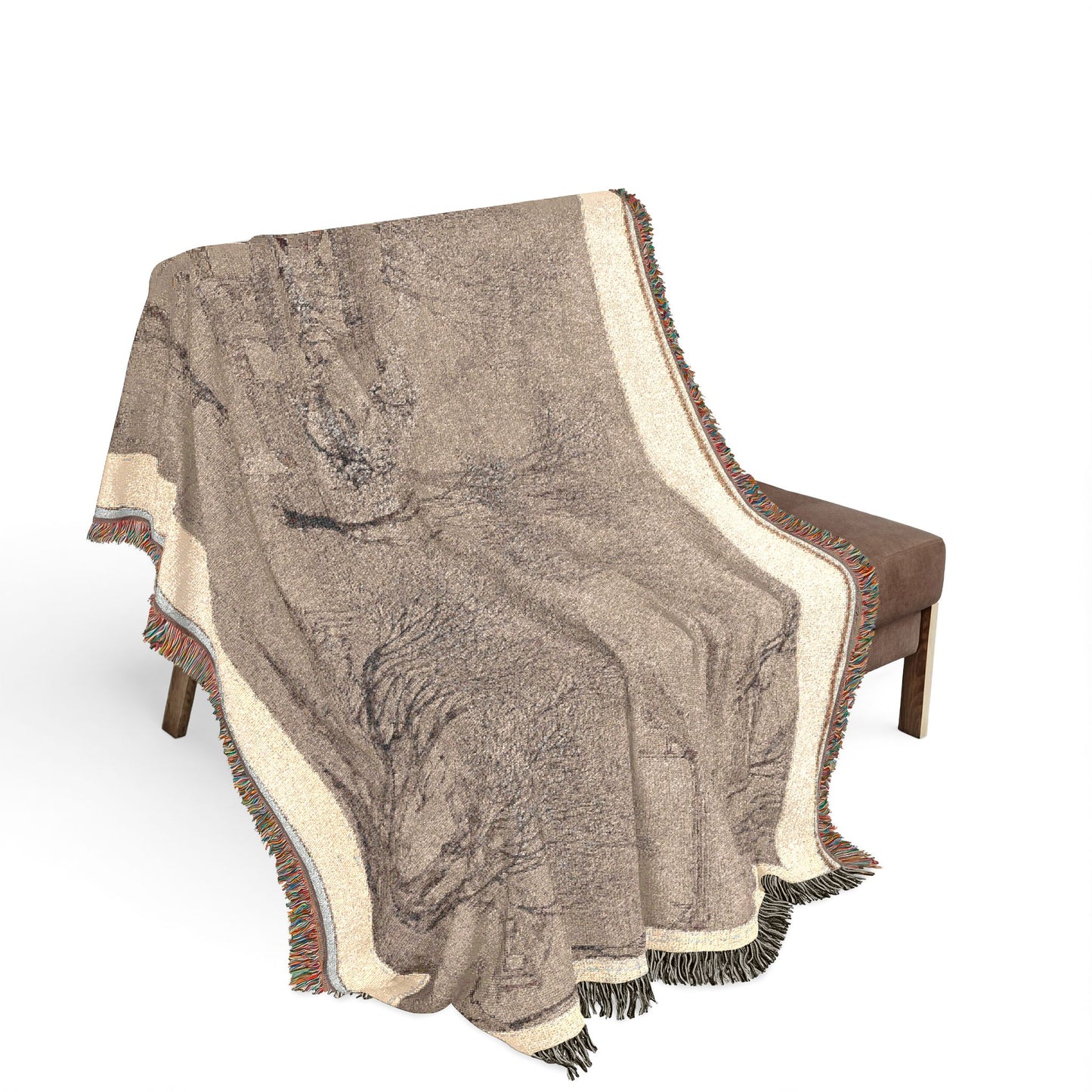 115_new-year-s-day-in-a-village-at-stone-lake | Woven Tapestry Blanket
