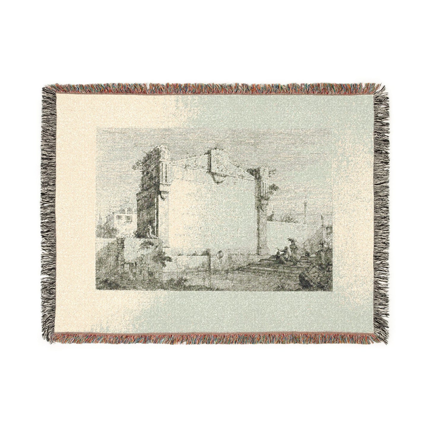 Canaletto - Title Page, from Vedute | Woven Tapestry Blanket