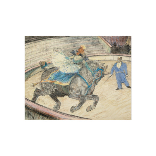 At the Circus: Work in the Ring — Henri de Toulouse-Lautrec Fine Art Poster