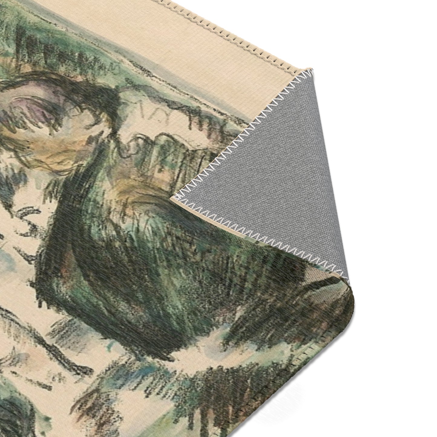 Paul Cezanne - Large Bathers | Area Rug