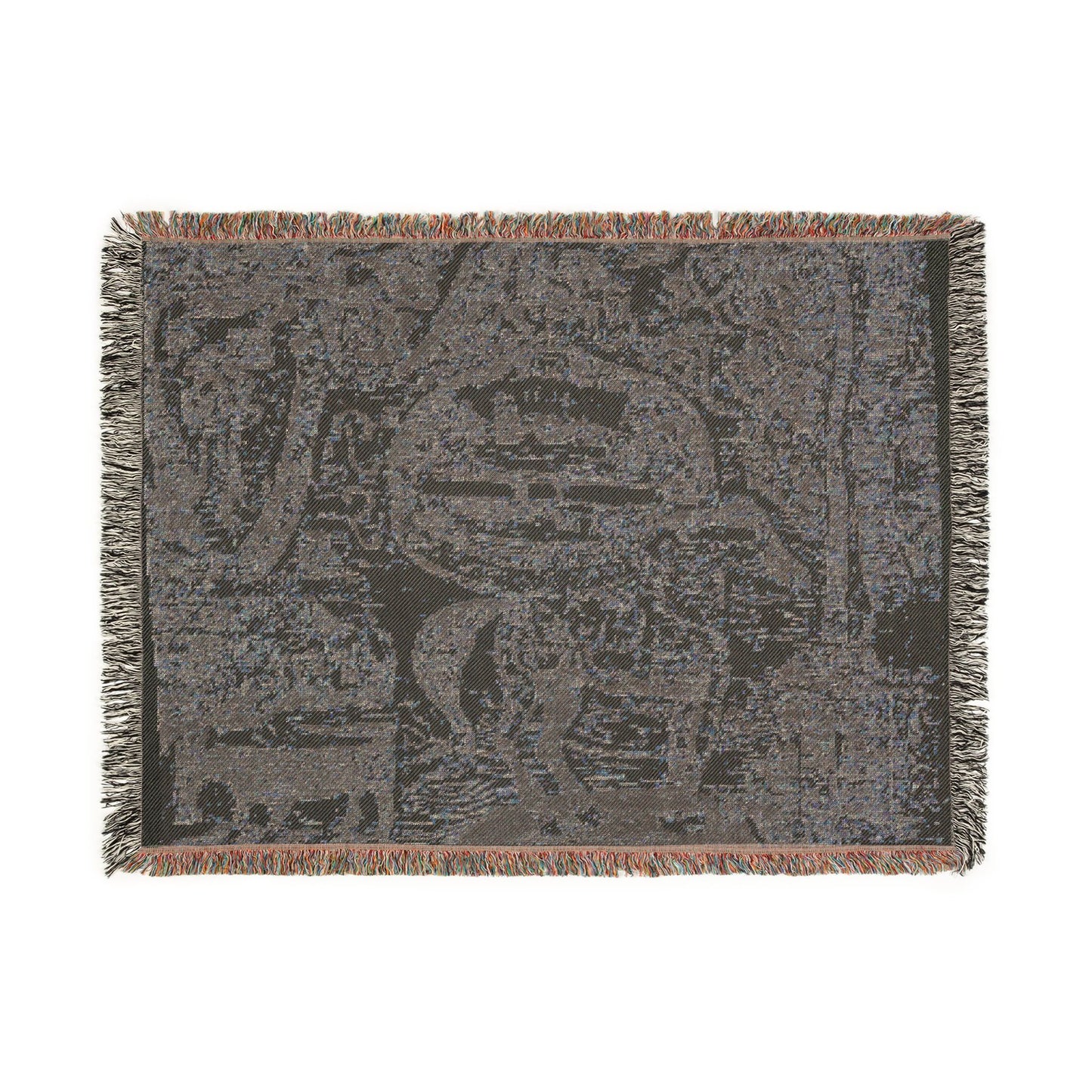 Paul Gauguin - Horse, with Other Animals and Ornaments | Woven Tapestry Blanket