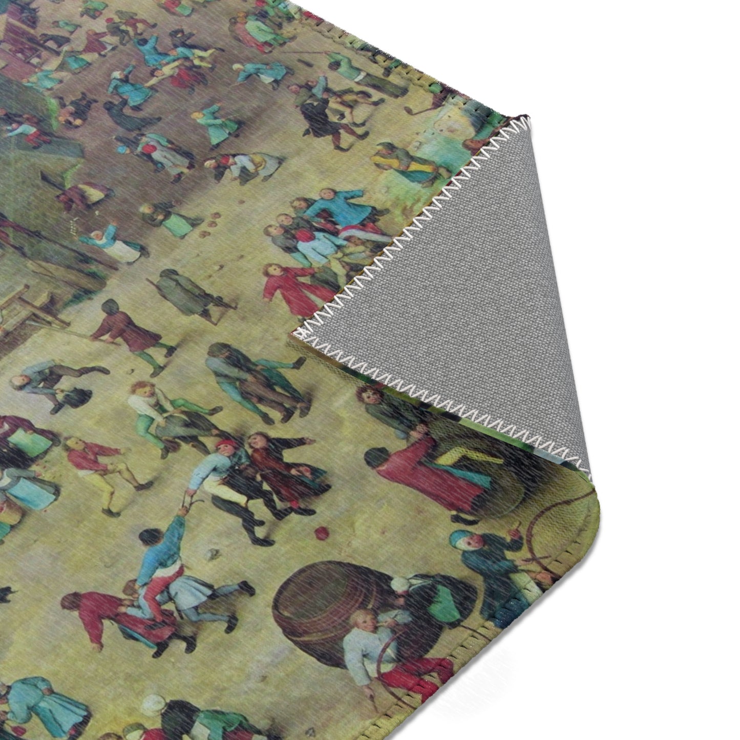 -2022-02-07 Children's Games, Pieter Bruegel the Elder, West Street, Cromer, Norfolk | Area Rug