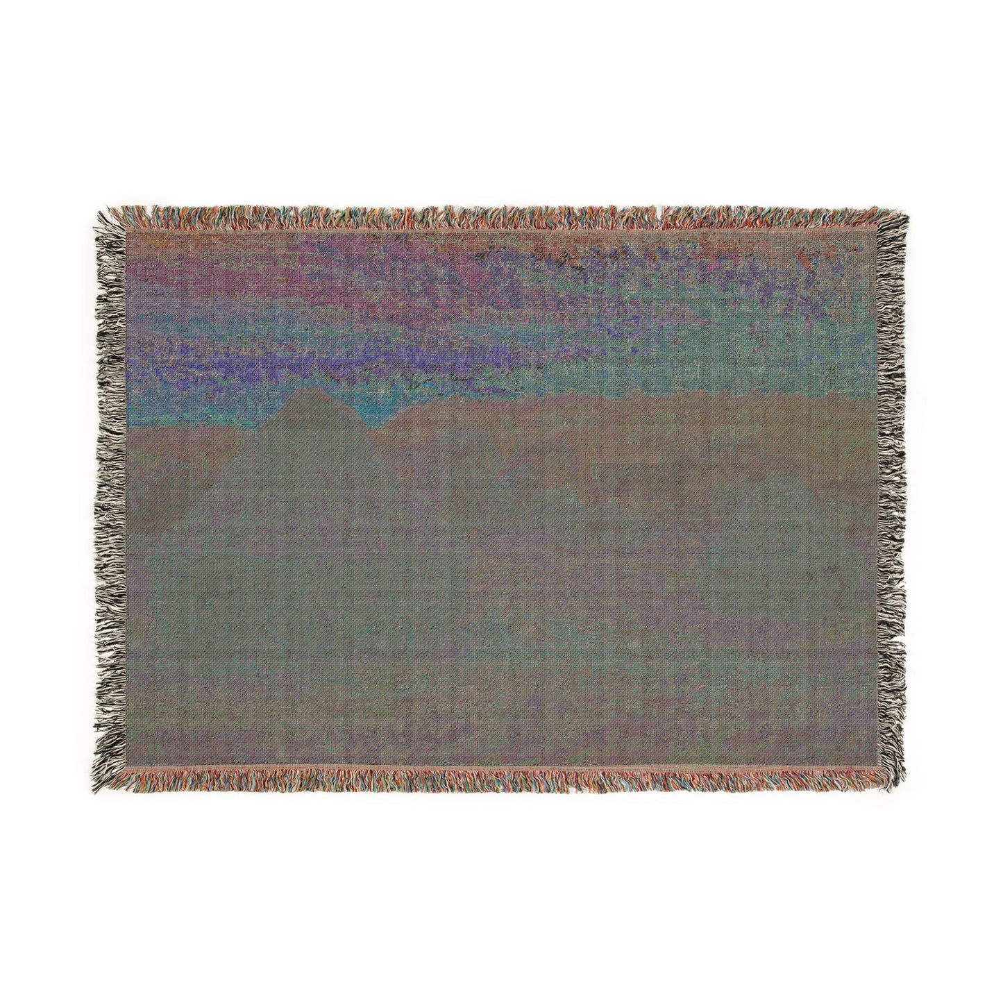 Claude Monet - Stacks of Wheat (End of Day, Autumn) | Woven Tapestry Blanket