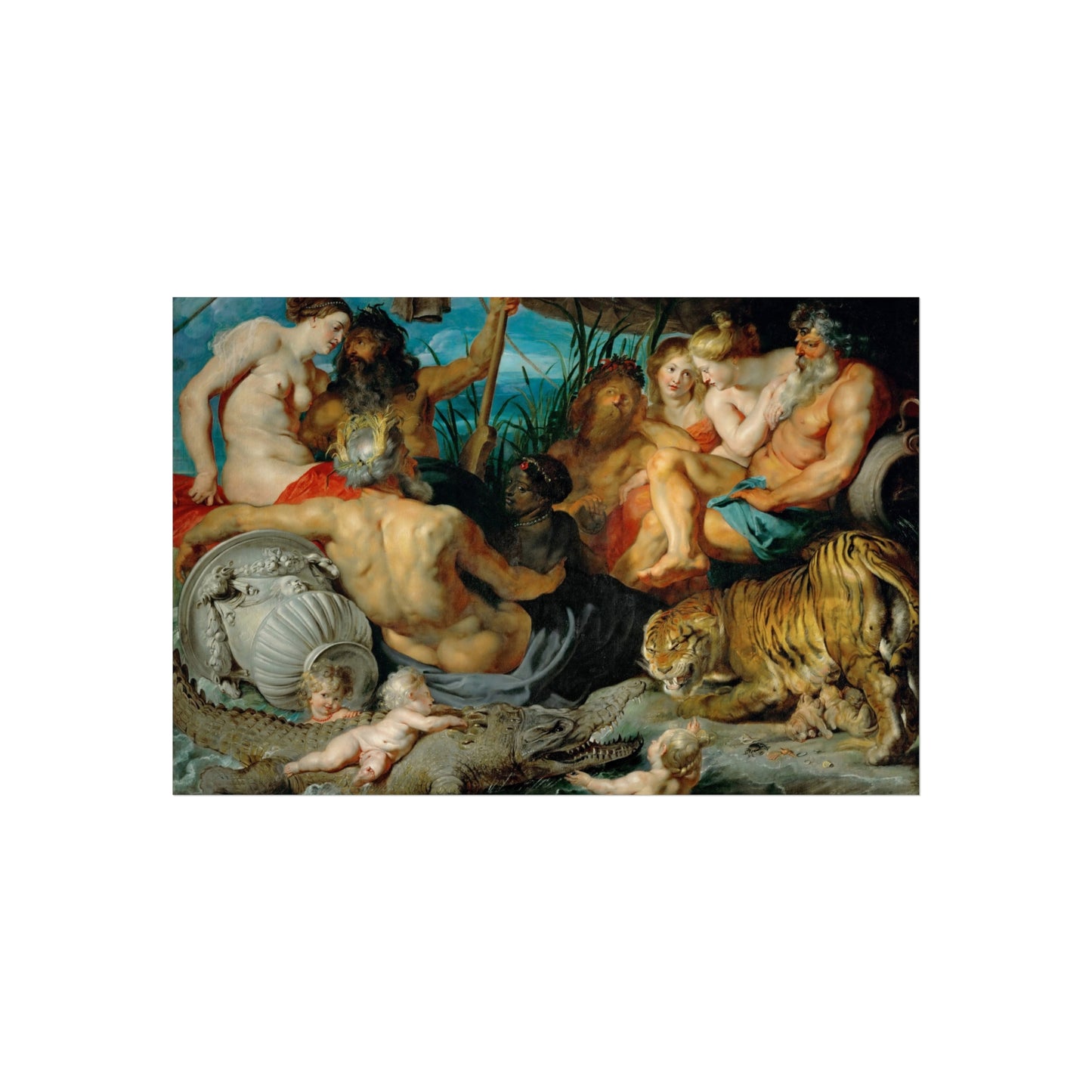 Peter Paul Rubens - The Four Continents | Fine Art Poster