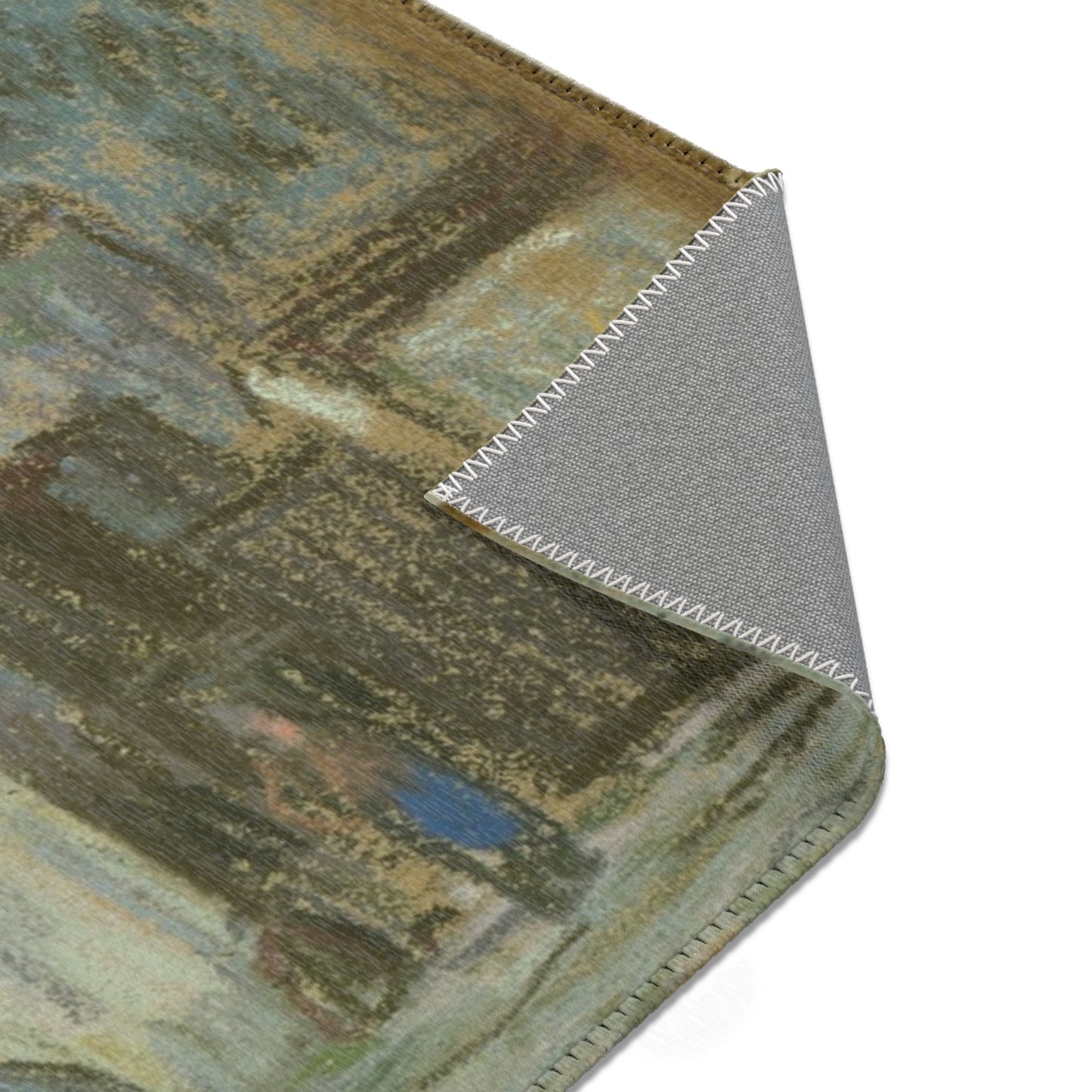 Alfred Sisley - A Corner of Moret-sur-Loing | Area Rug
