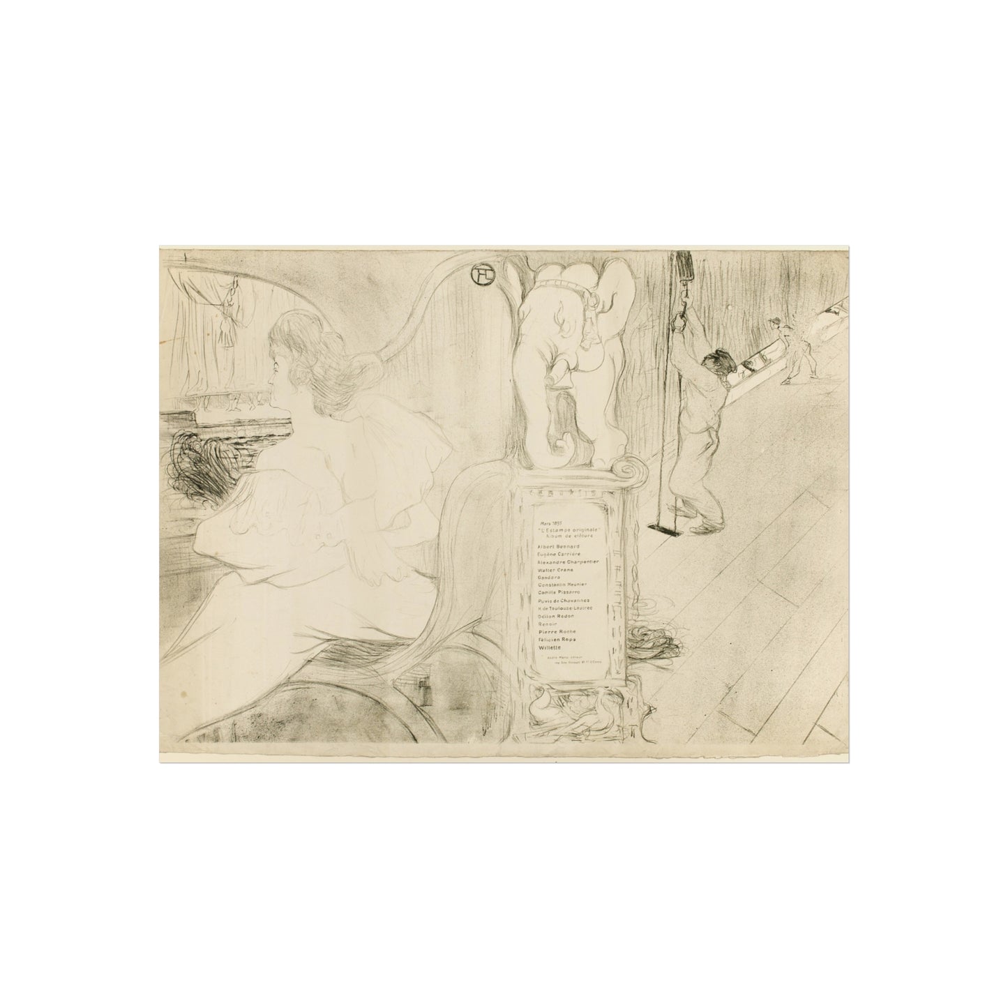 Henri de Toulouse-Lautrec - Cover for L'Estampe originale | Fine Art Poster