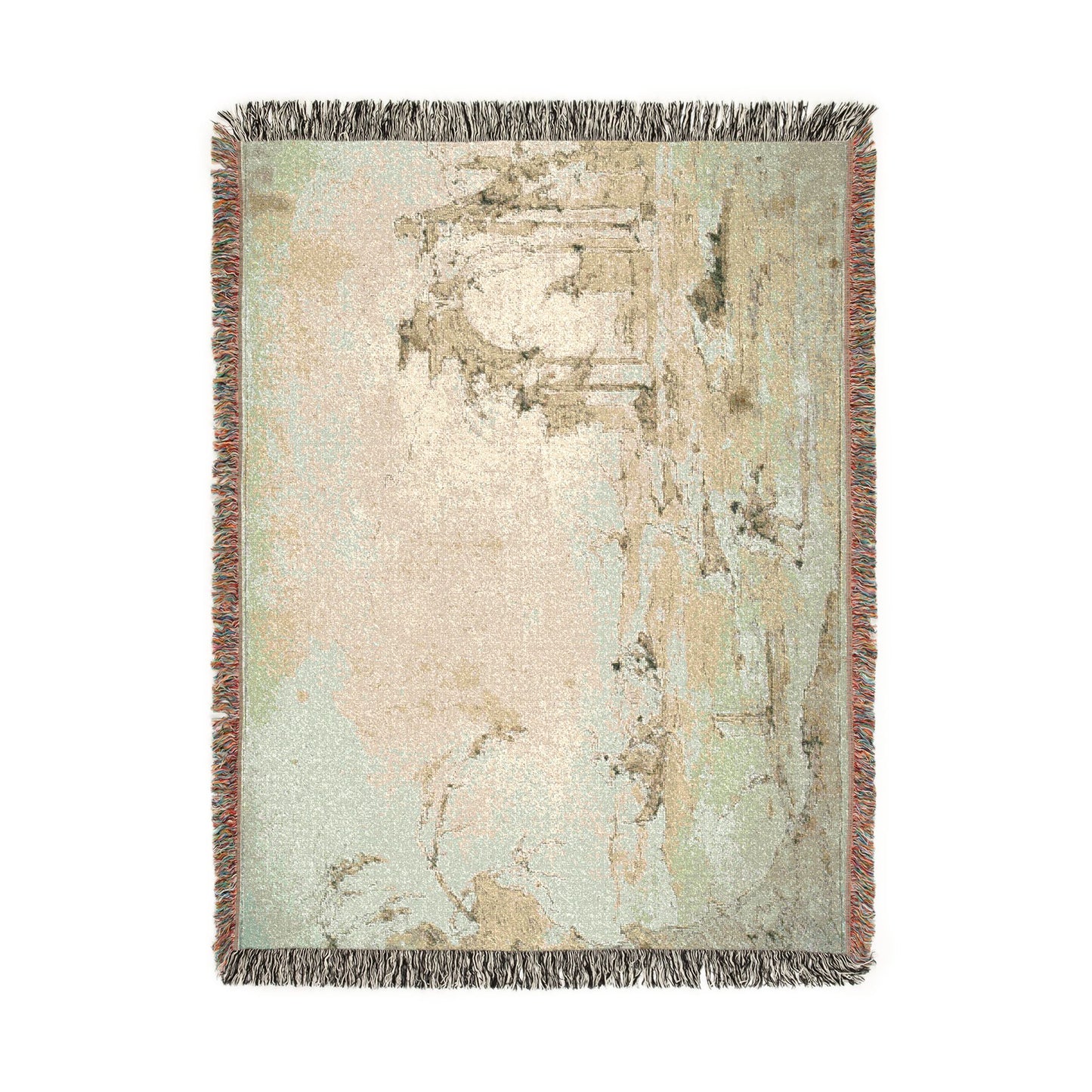 Francesco Guardi - Capriccio with a Squall on the Lagoon | Woven Tapestry Blanket