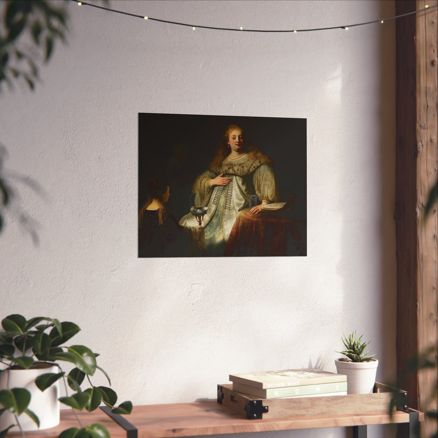 Judith at the Banquet of Holofernes (previously known as Artemisia), by Rembrandt, from Prado in Google Earth | Fine Art Poster