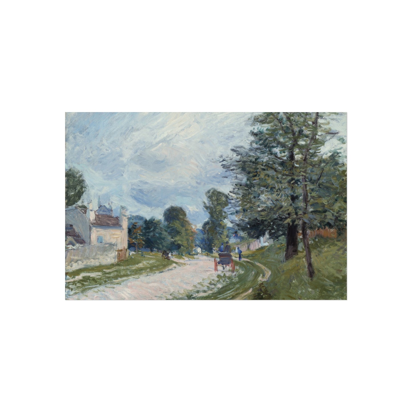 Alfred Sisley - A Turn in the Road | Fine Art Poster