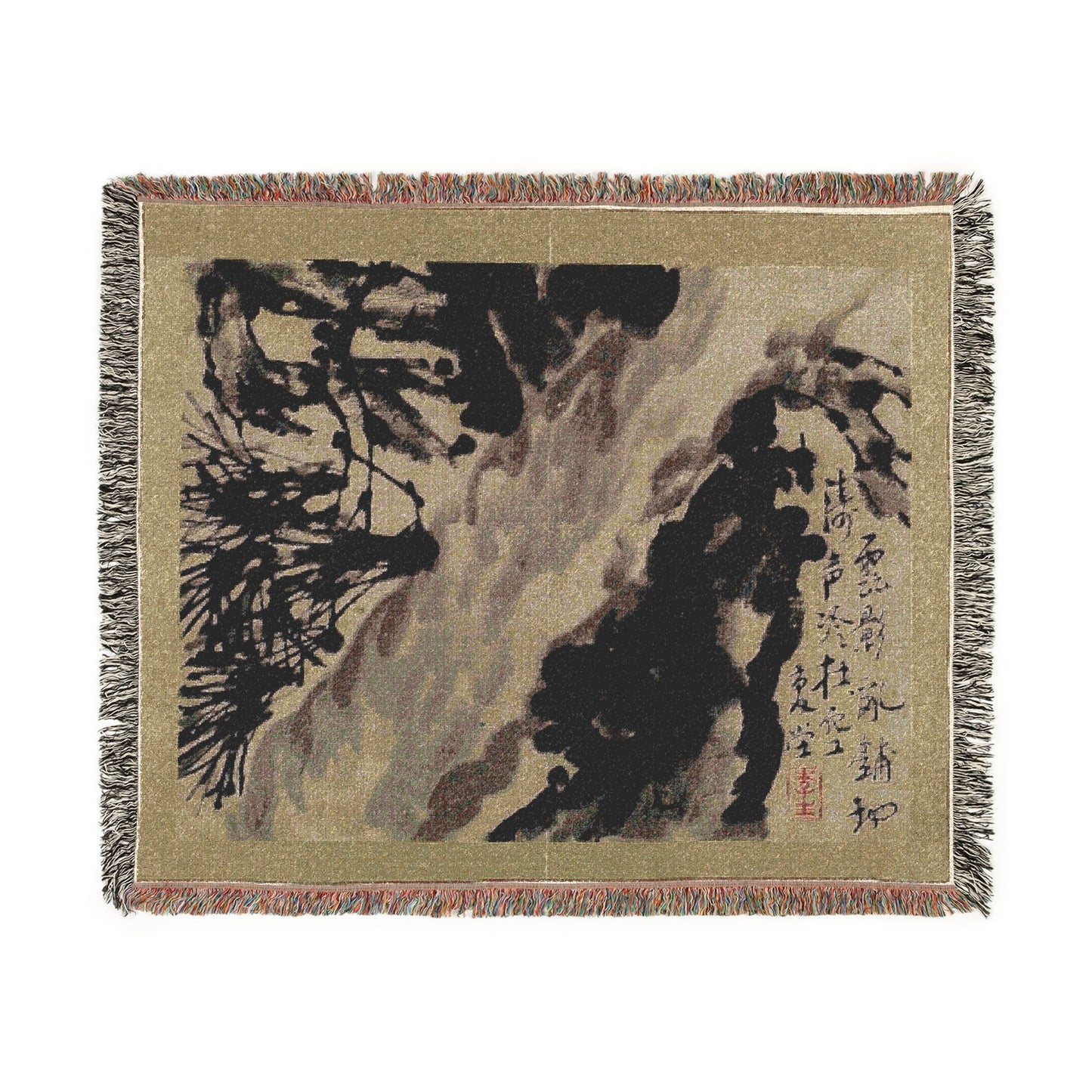 030_birds-flowers-and-insects | Woven Tapestry Blanket