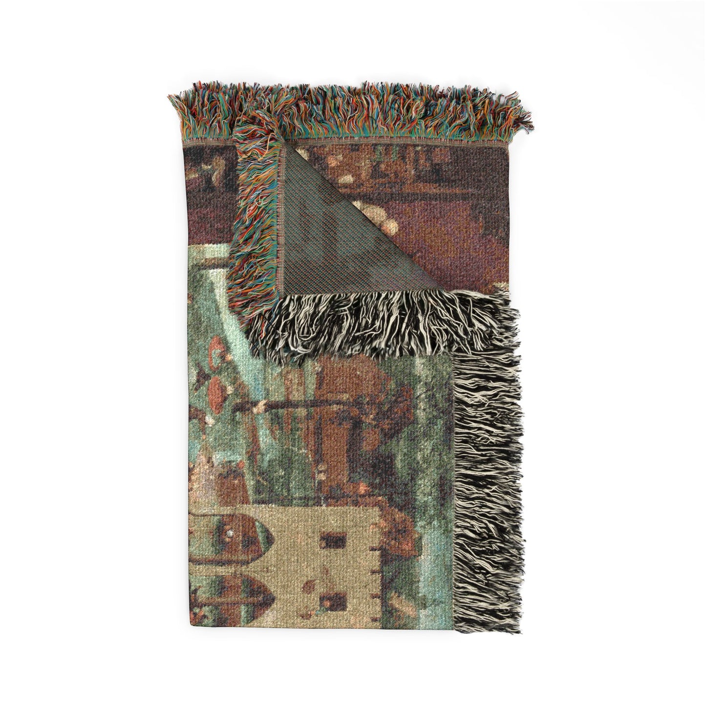 Pieter Bruegel the Elder - Children’s Games - Google Art Project | Woven Tapestry Blanket
