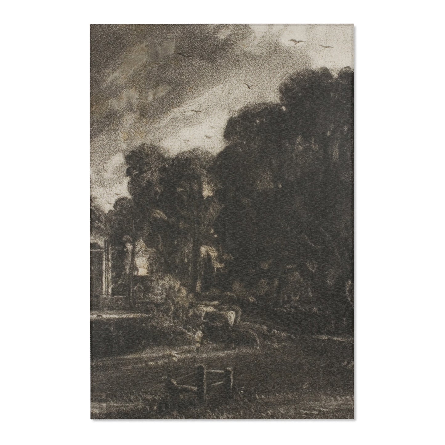 David Lucas - Frontispiece, to Mr. Constable's English Landscape, East Bergholt, Suffolk | Area Rug