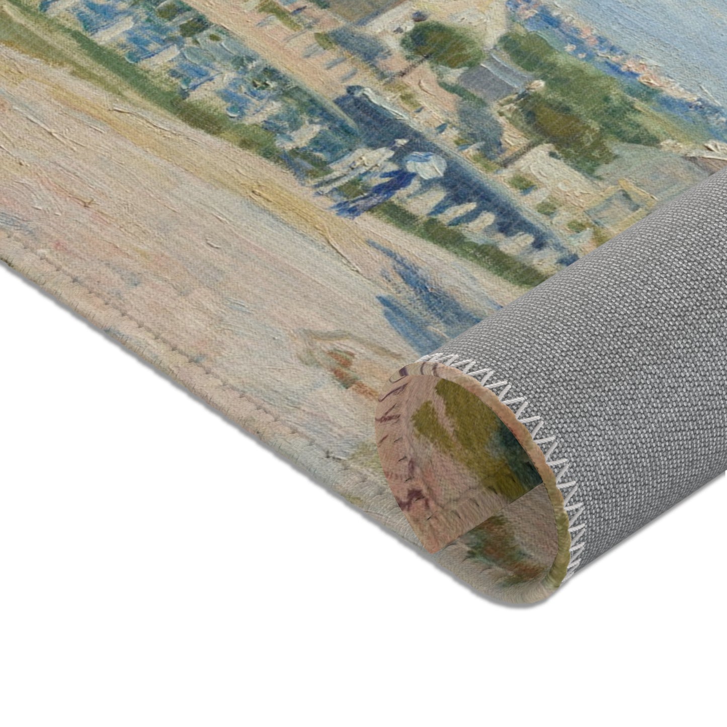 Alfred Sisley - Watering Place at Marly | Area Rug