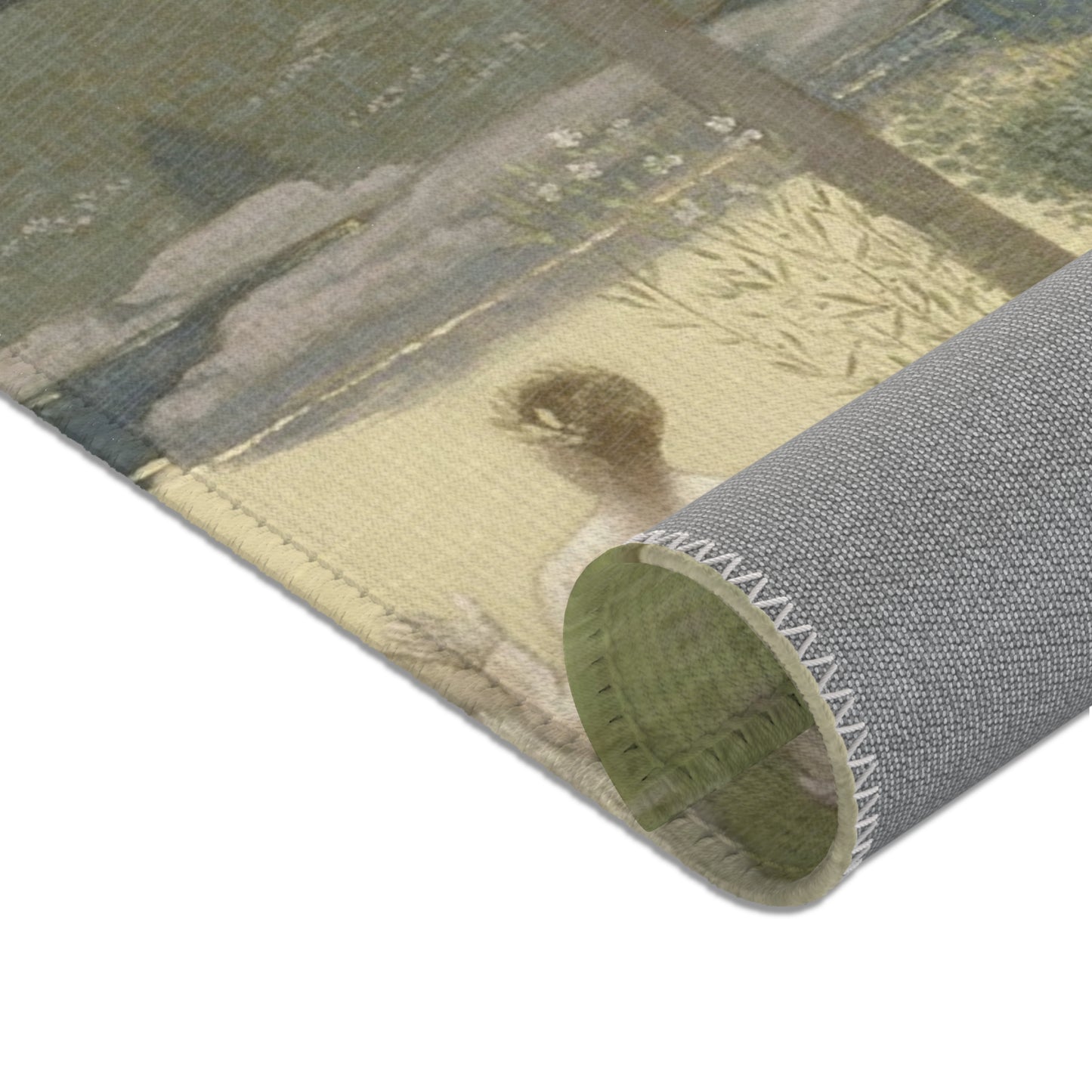 Pierre Puvis de Chavannes - The Sacred Grove, Beloved of the Arts and the Muses | Area Rug