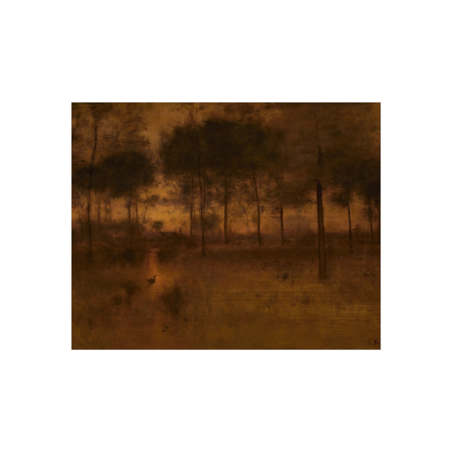 George Inness - The Home of the Heron | Fine Art Poster