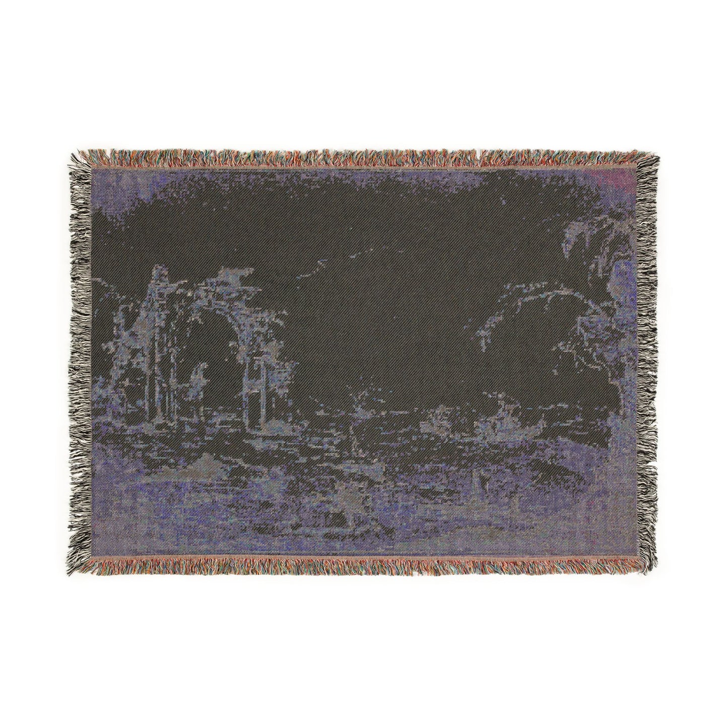 Francesco Guardi - Capriccio with a Squall on the Lagoon | Woven Tapestry Blanket